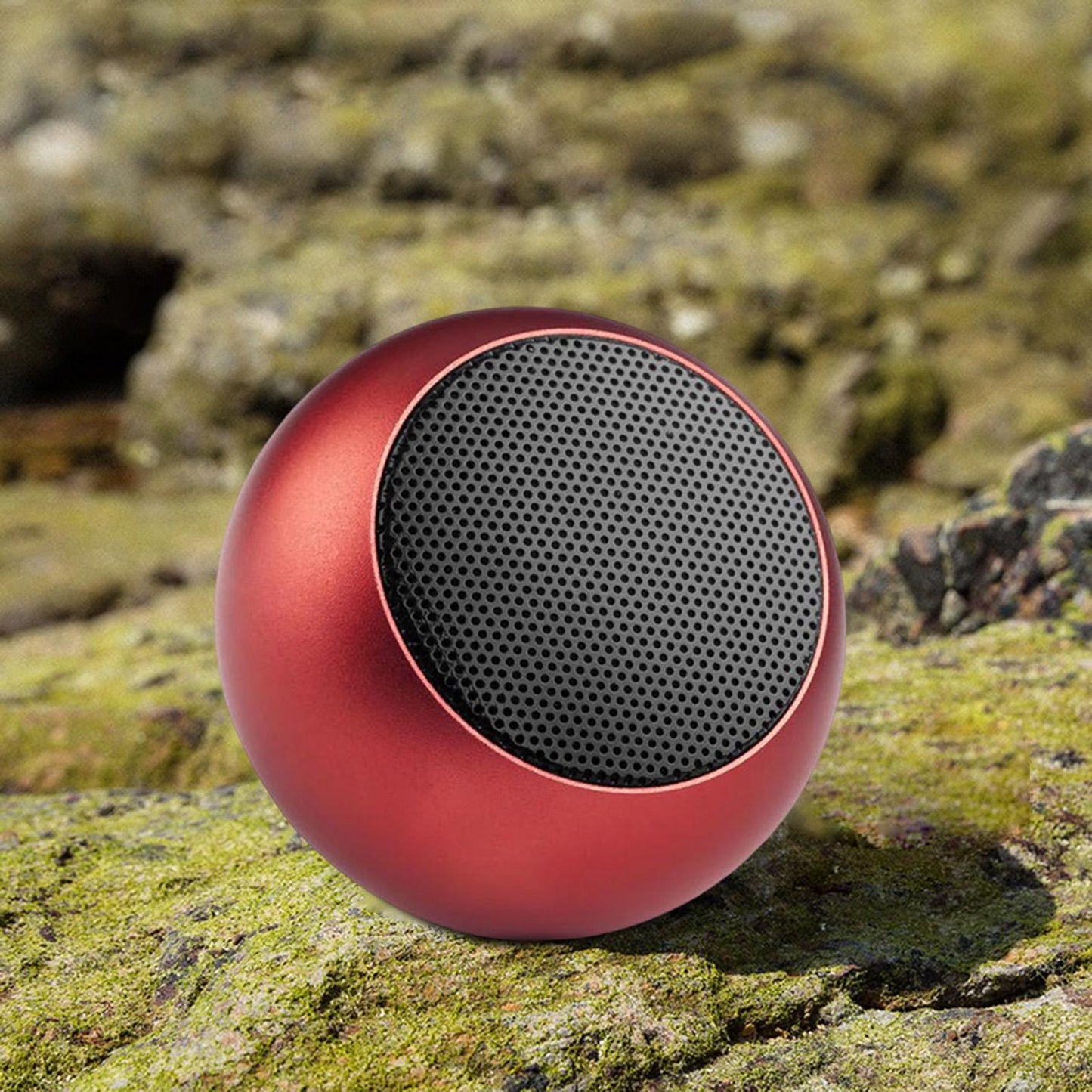 Portable Subwoofer Stereo Compact Durable for Sports Travel Camping Red