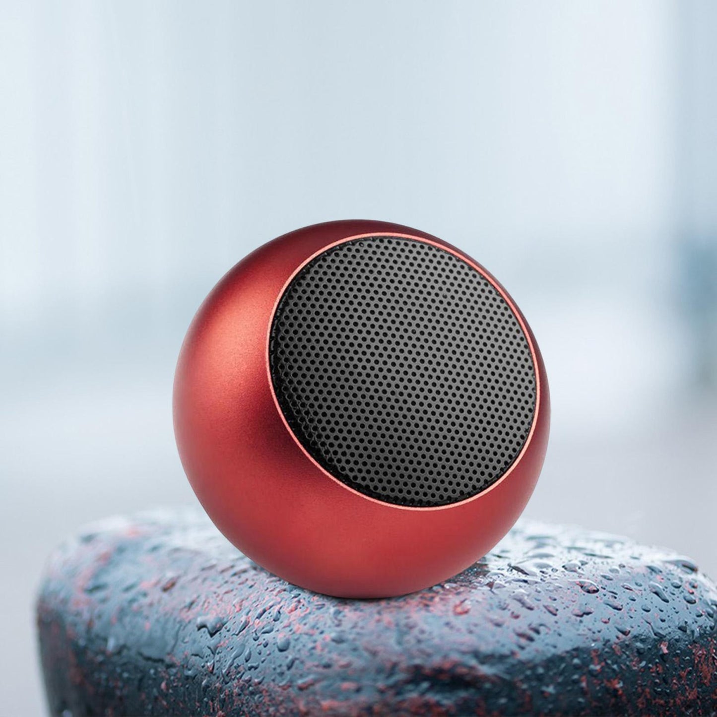 Portable Subwoofer Stereo Compact Durable for Sports Travel Camping Red