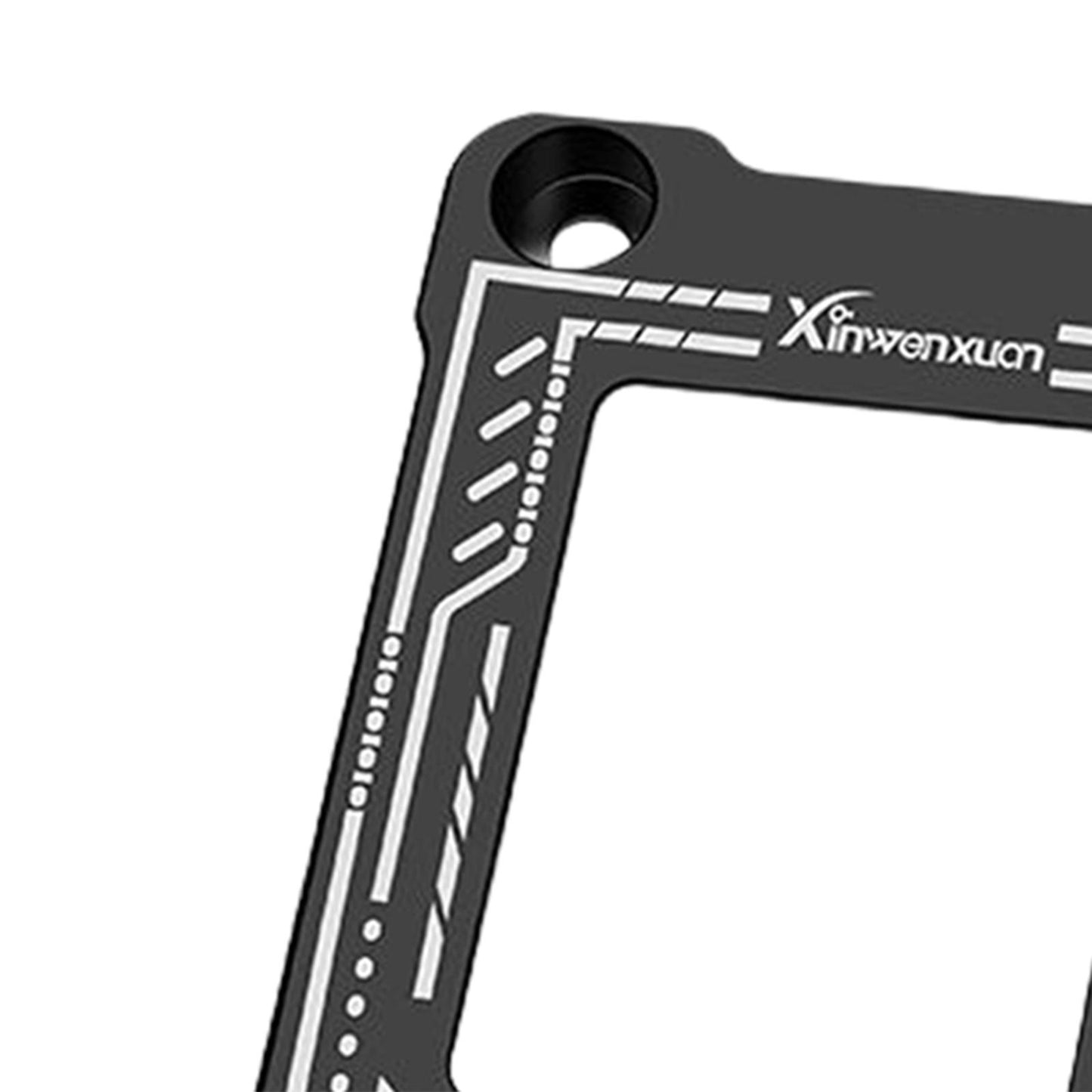 CPU Fixing Buckle Lightweight Aluminum Alloy with Wrench for LGA1800 Black