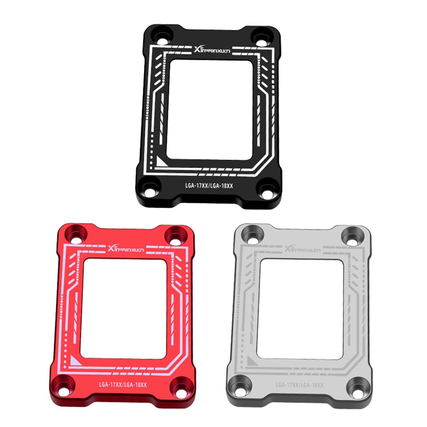 CPU Fixing Buckle Lightweight Aluminum Alloy with Wrench for LGA1800 Red
