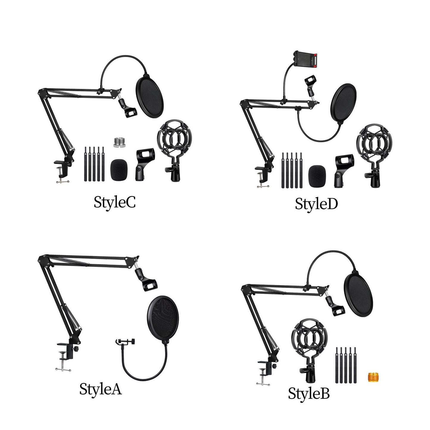 Cantilever Mic Stand NB35 Professional Scissor Arm for Radio Broadcasting Option 1