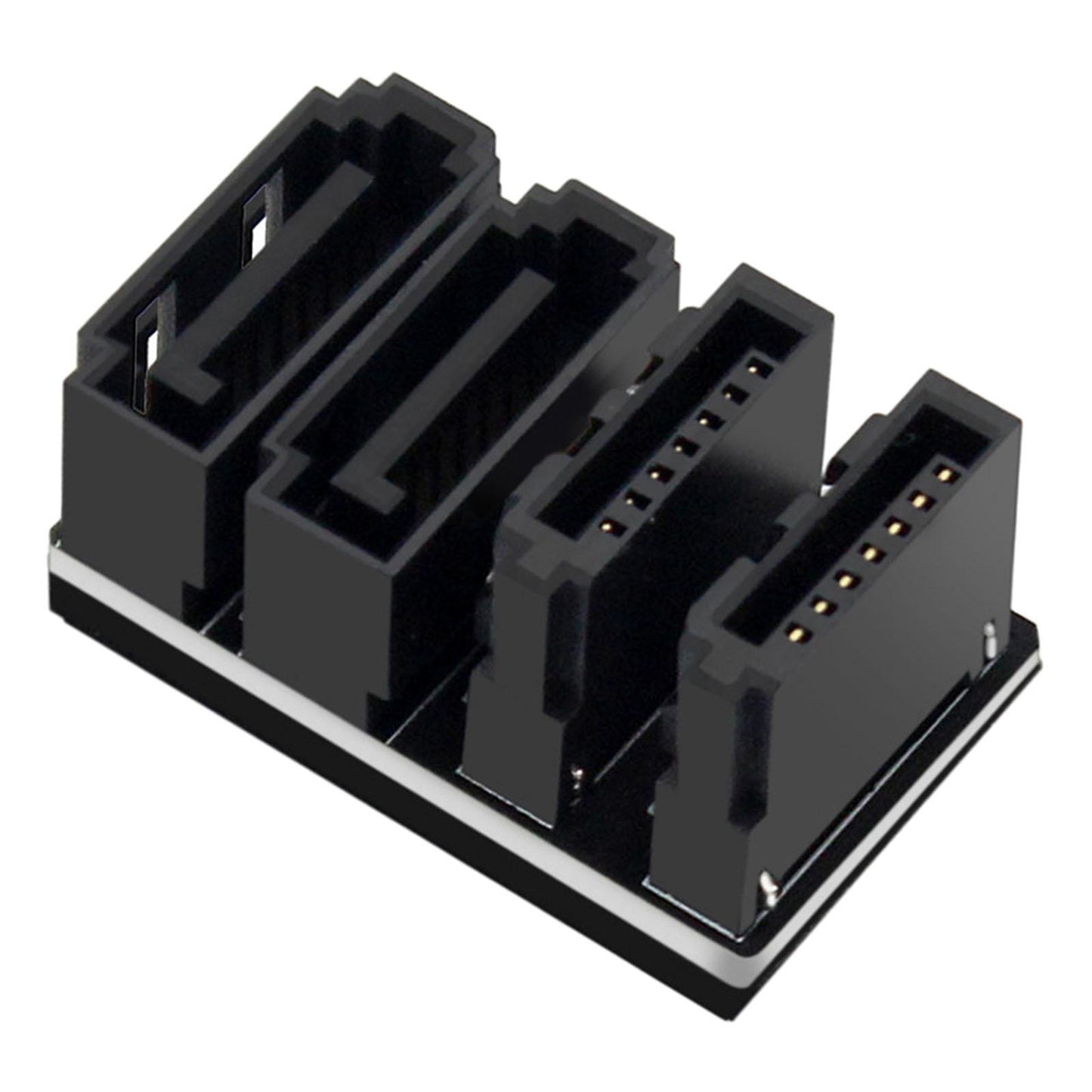 SATA Adapter Converter Angle 7Pin Male to Female for Motherboard Mainboard 180 degree