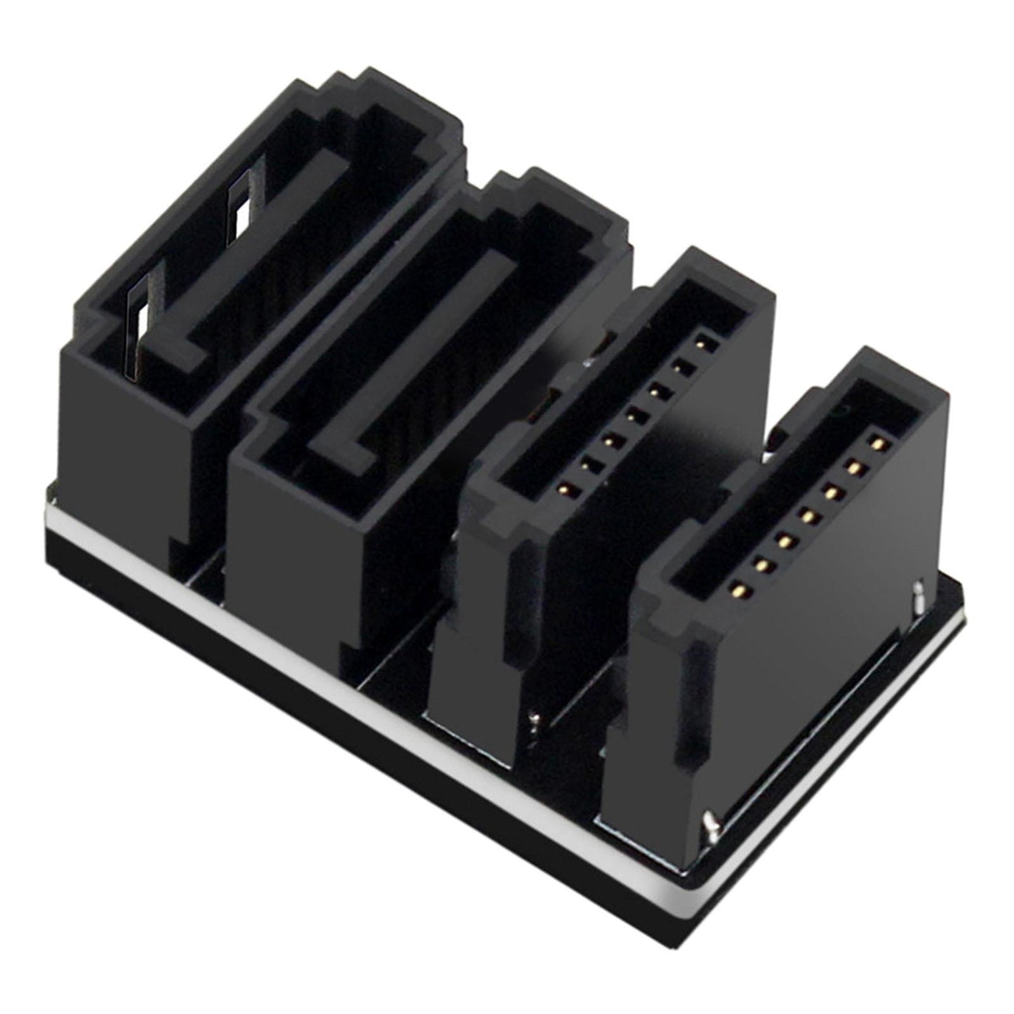SATA Adapter Converter Angle 7Pin Male to Female for Motherboard Mainboard 180 degree