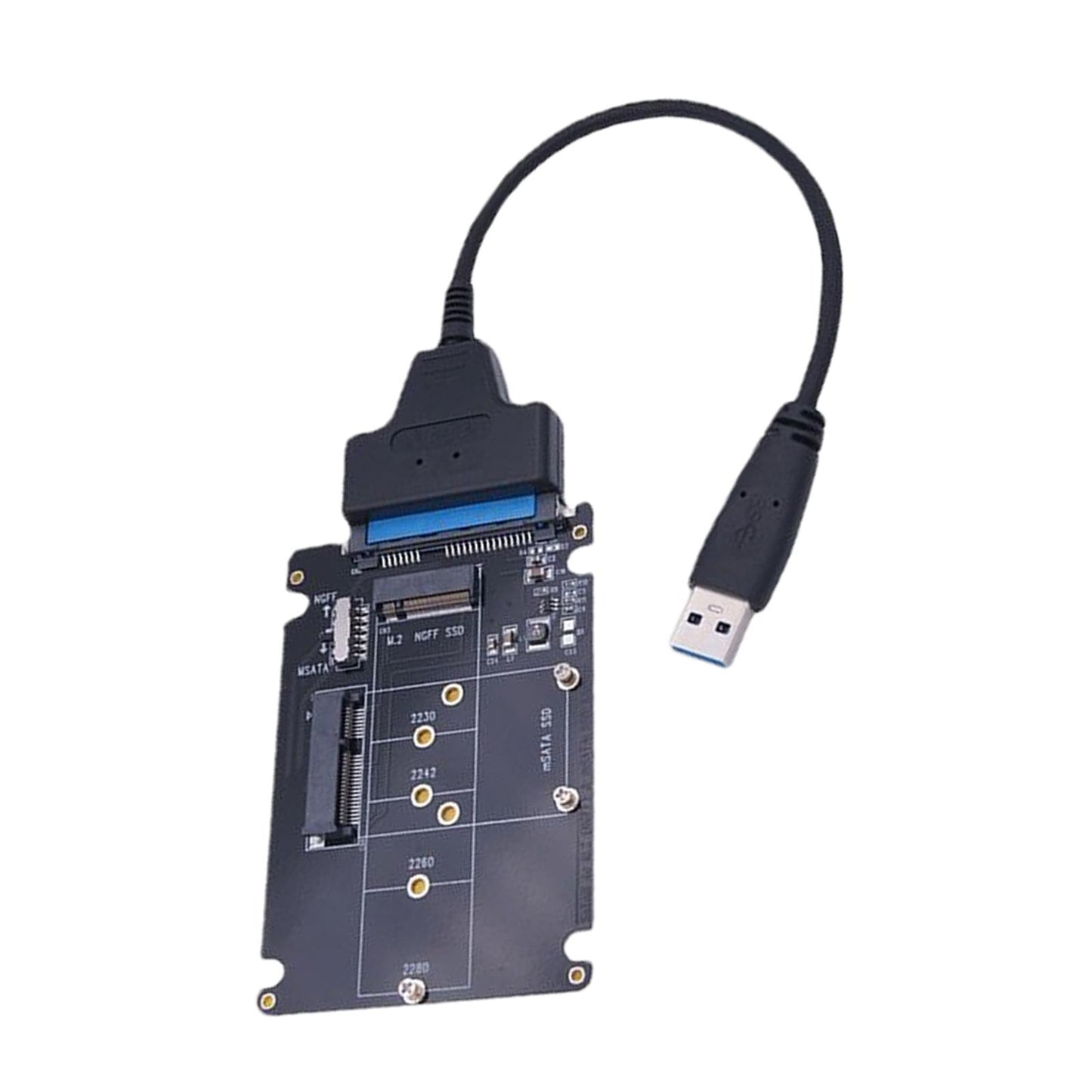 mSATA to SATA Adapter Pci-E SSD SATA3.1 Standard Converter m.2