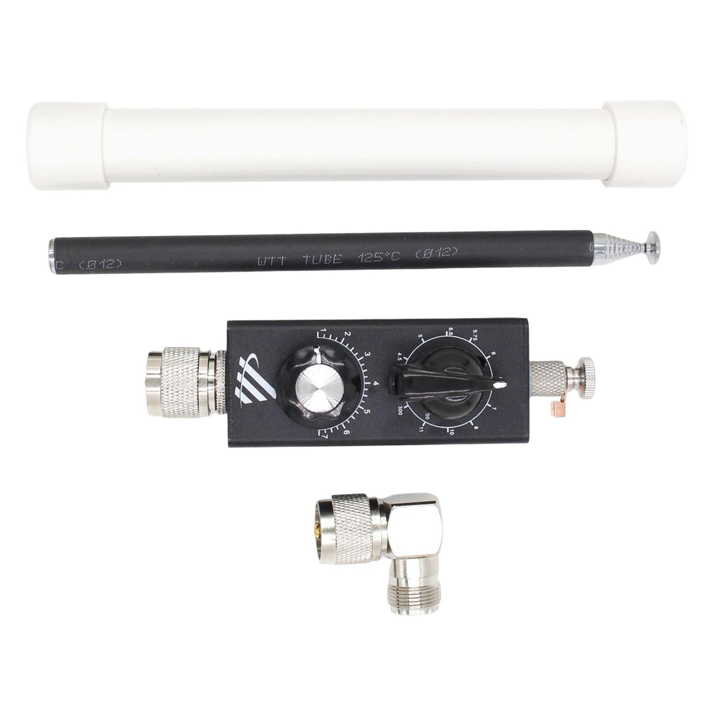 full Band 30W QRP 5MHz-55MHz Tuned Antenna Shortwave with Adapter