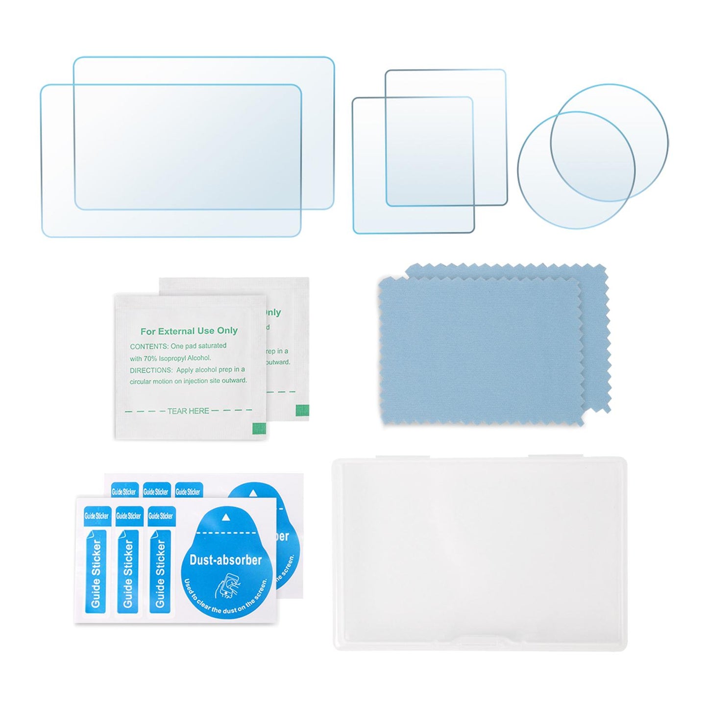 Tempered Glass Screen Protector High Definition for 3 2 Sets