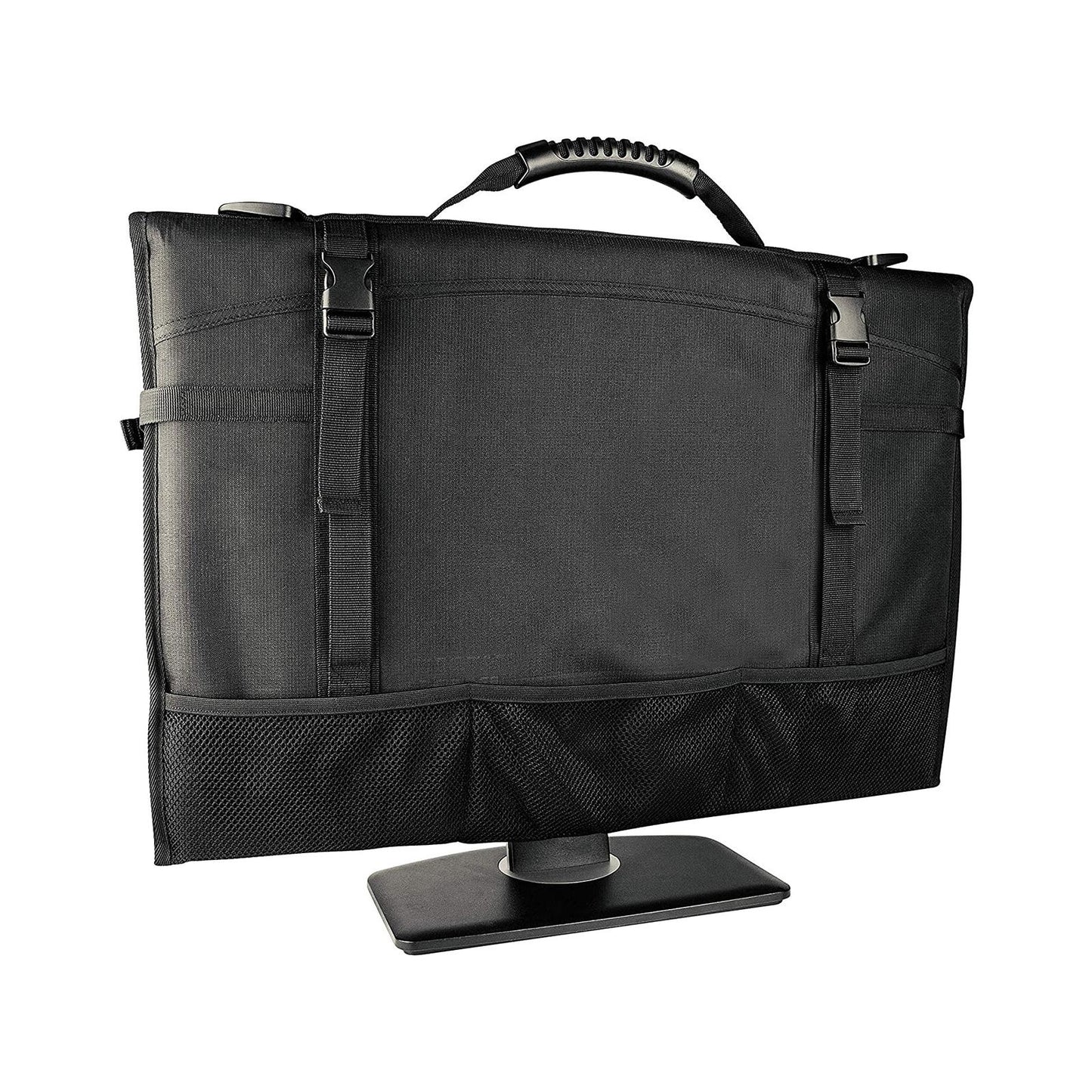 Travel Carrying Case Computer Monitor Multiple Pockets Monitor Dust Cover
