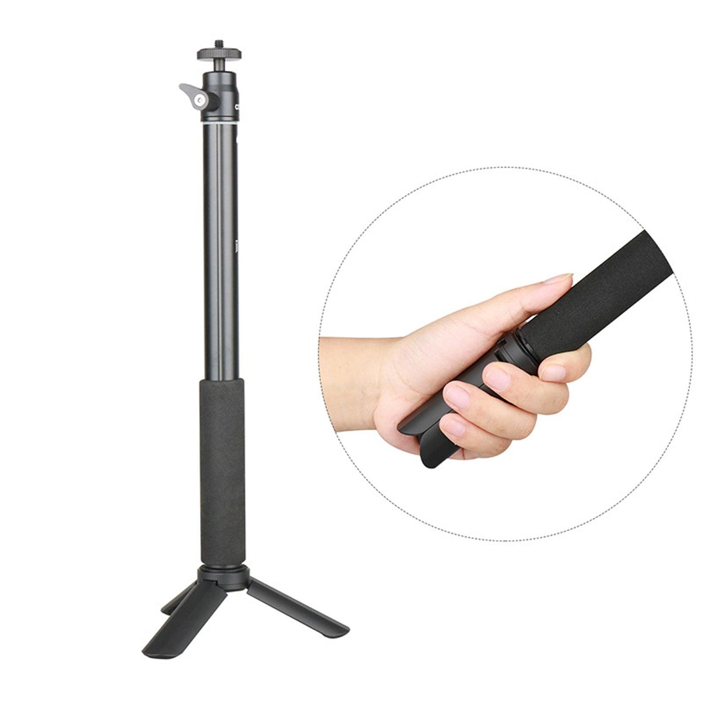 Mini Tripod Gimbal Handle Grip Stabilizer for Live Broadcast Smartphones