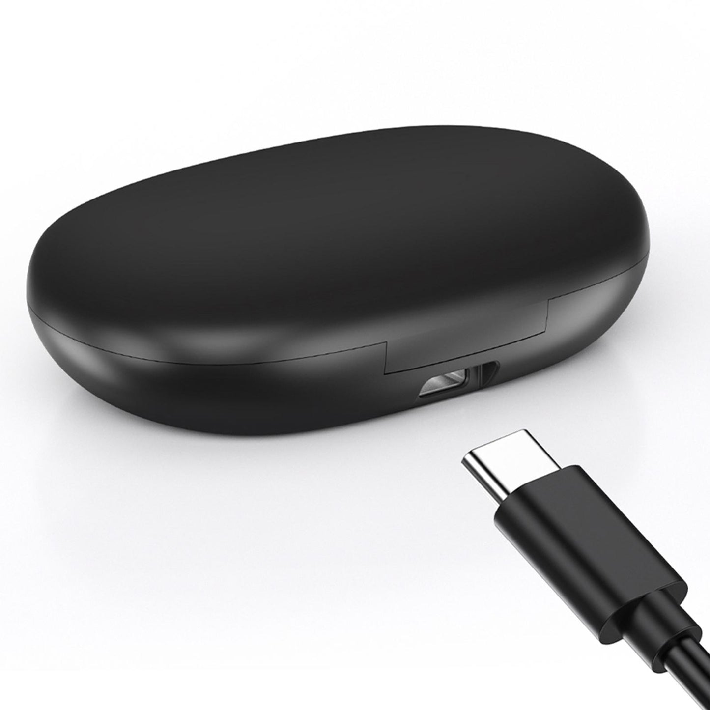 Wireless Headset Built in Microphone HiFi V5.2 for Sports Fitness Workout Black