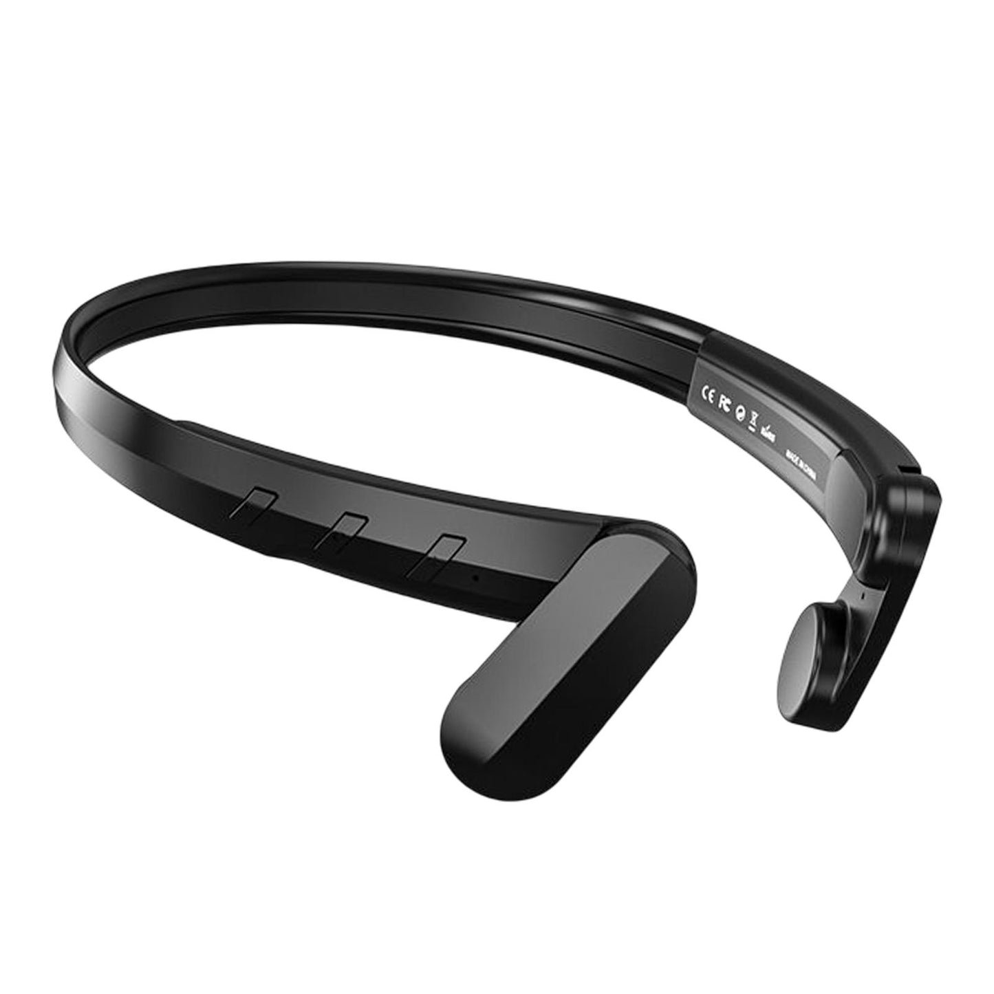 Wireless Headphone IPX5 Waterproof Calling for Running Driving Hiking Black
