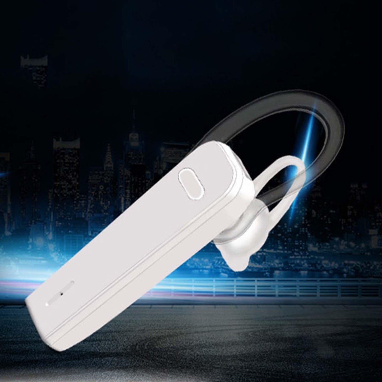 Upgraded True W Stereo Headphones Noise Cancelling in Ear for Gym Gaming White