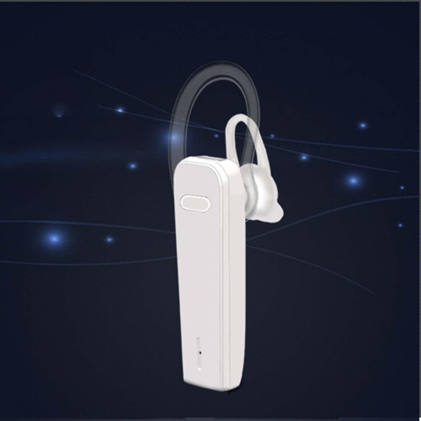 Upgraded True W Stereo Headphones Noise Cancelling in Ear for Gym Gaming White