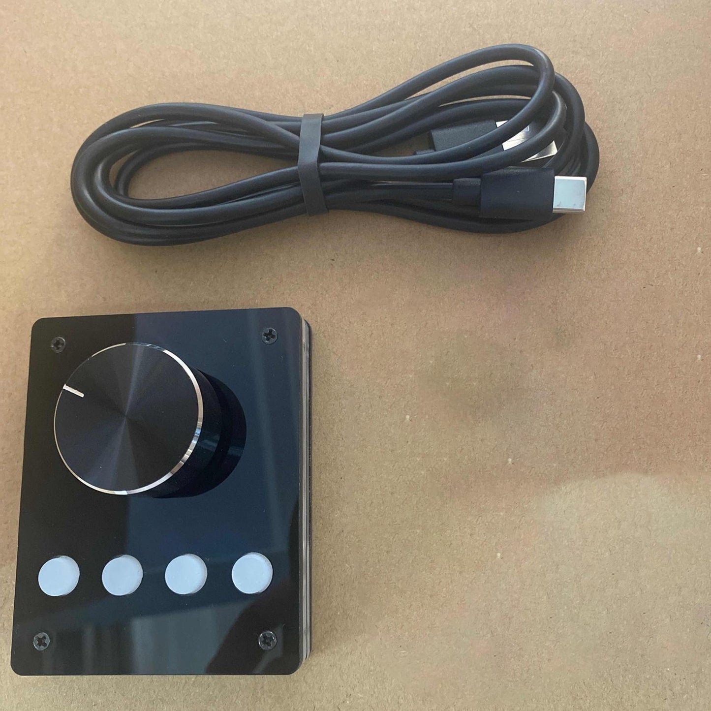 USB Volume Controller Keyboard Simple Installation for Computer Laptop White