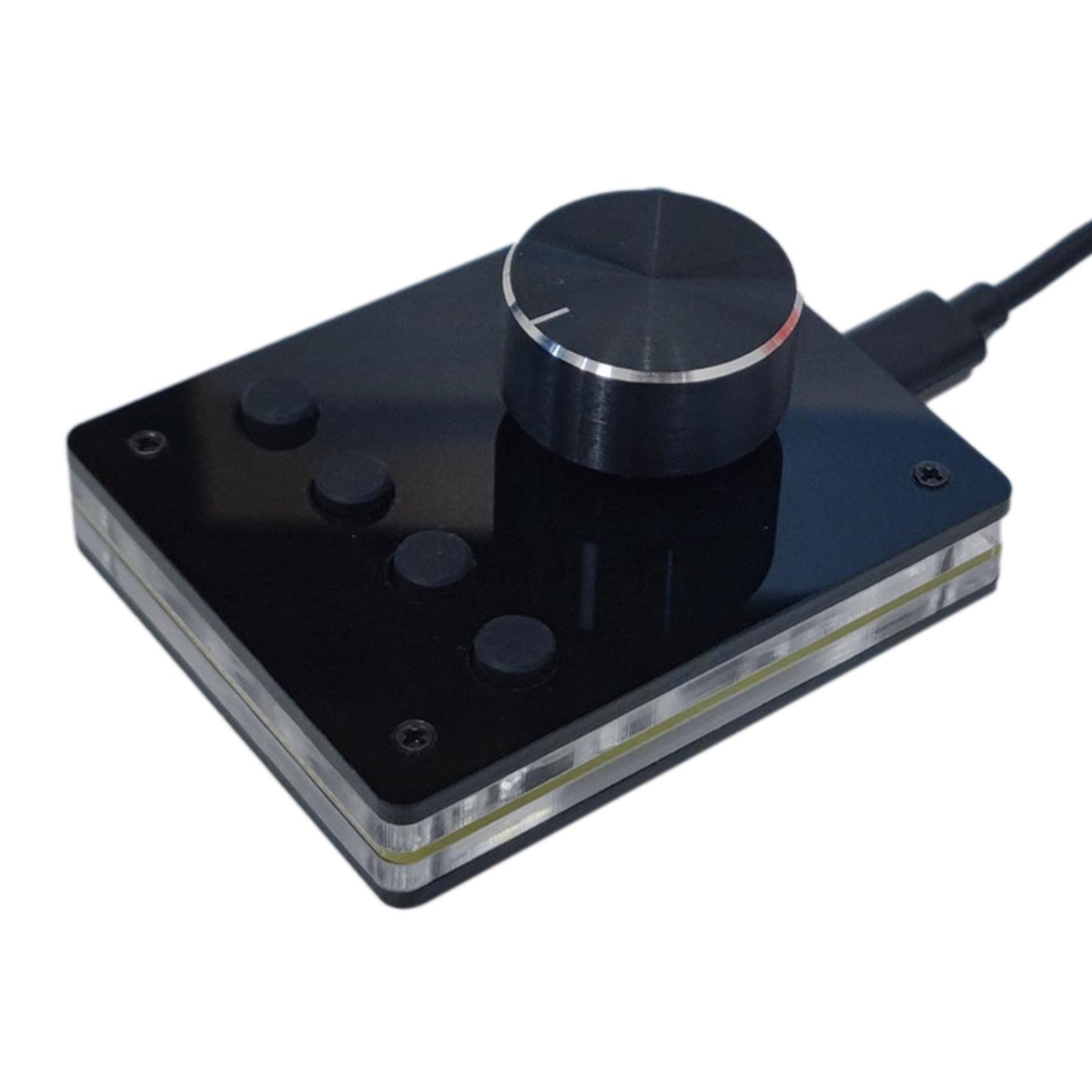 USB Volume Controller Keyboard Simple Installation for Computer Laptop Black