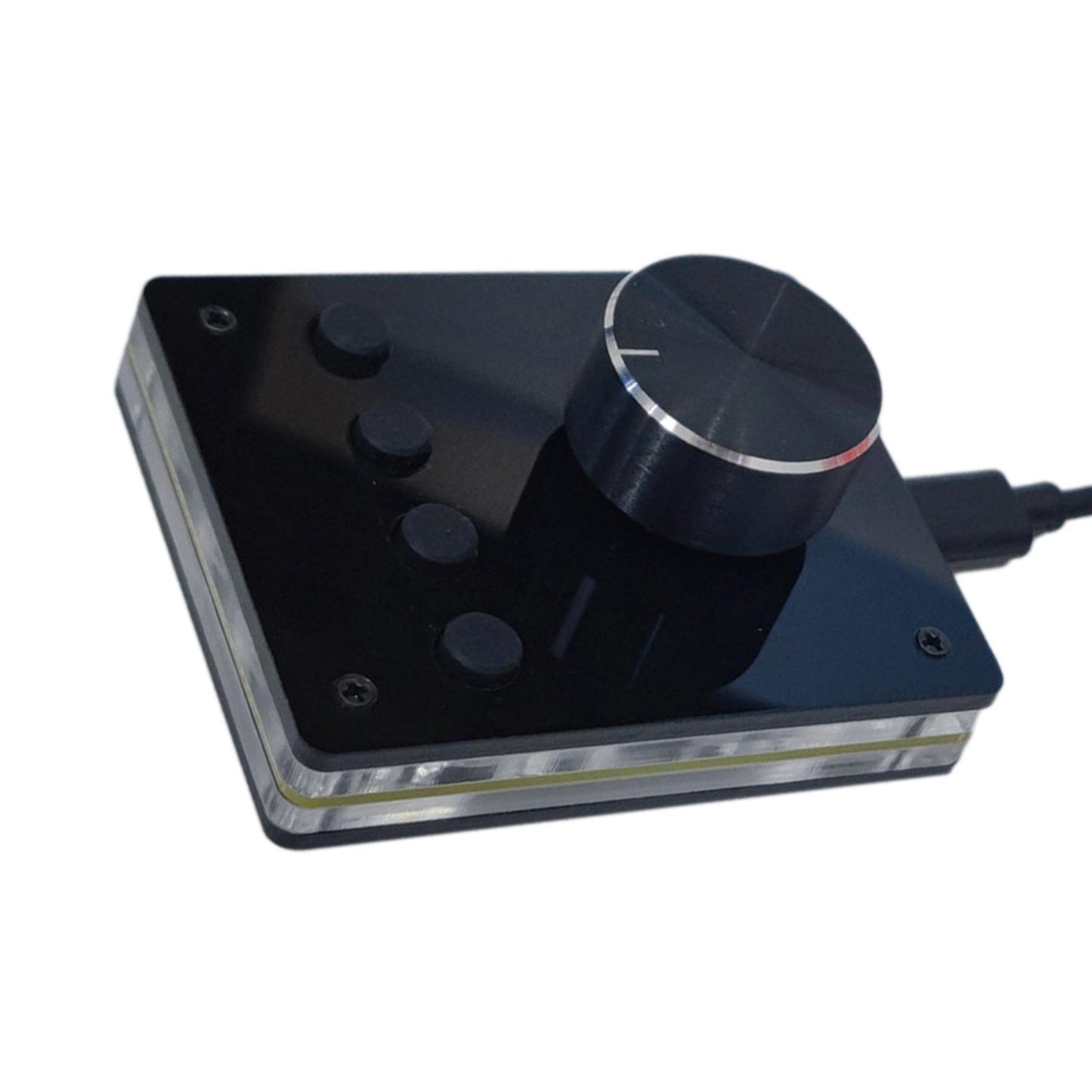 USB Volume Controller Keyboard Simple Installation for Computer Laptop Black