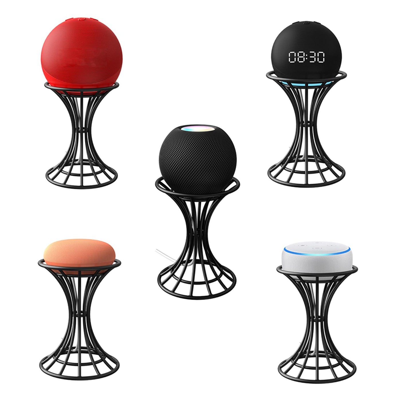 Smart Speaker Holder Room Table Accessory Decoration Carbon Steel Practical