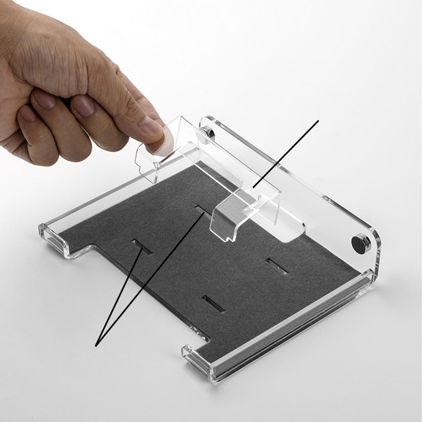 Wall Mount Shelf Holder Ornament Anti Slip Speaker Bracket for Kitchen Study