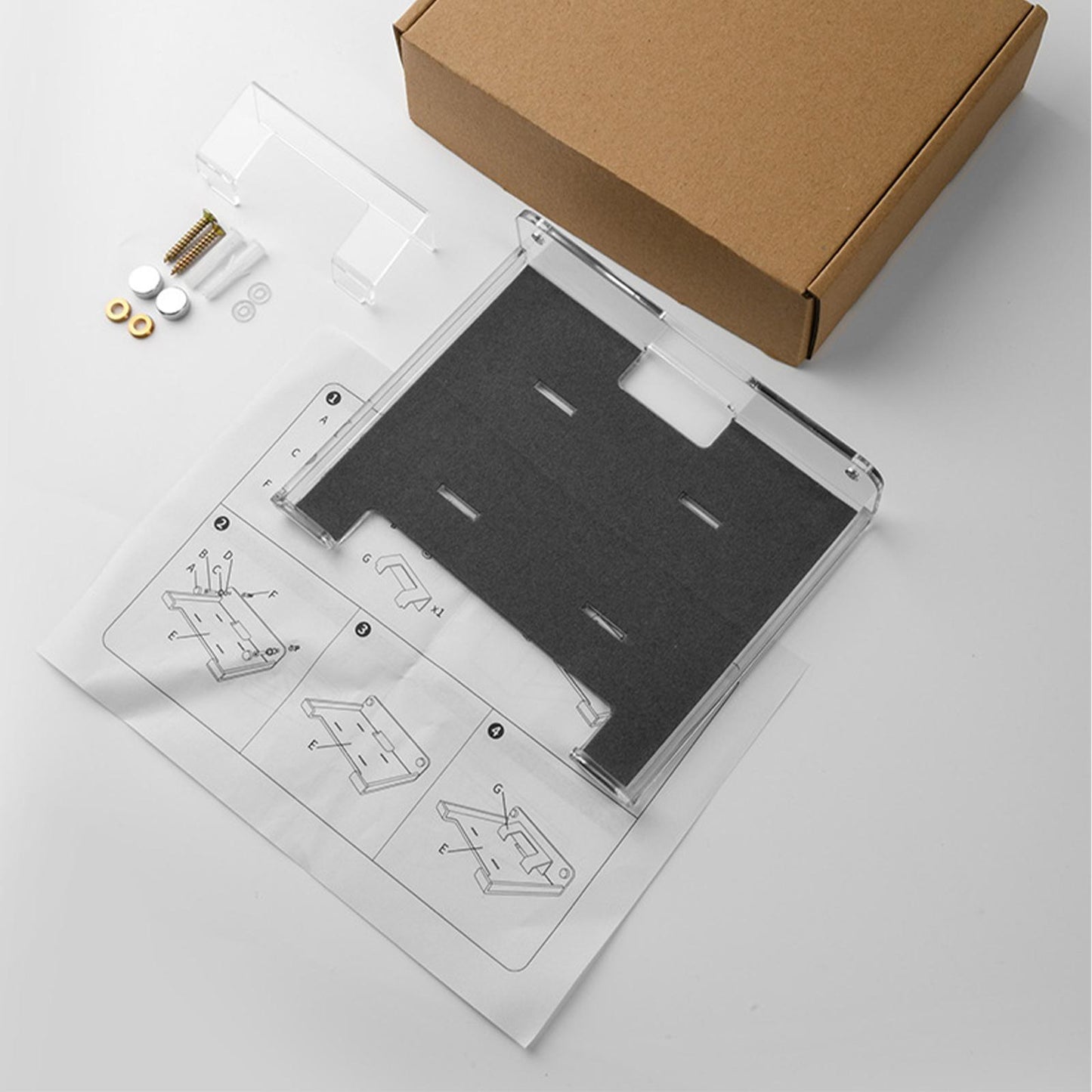 Wall Mount Shelf Holder Ornament Anti Slip Speaker Bracket for Kitchen Study