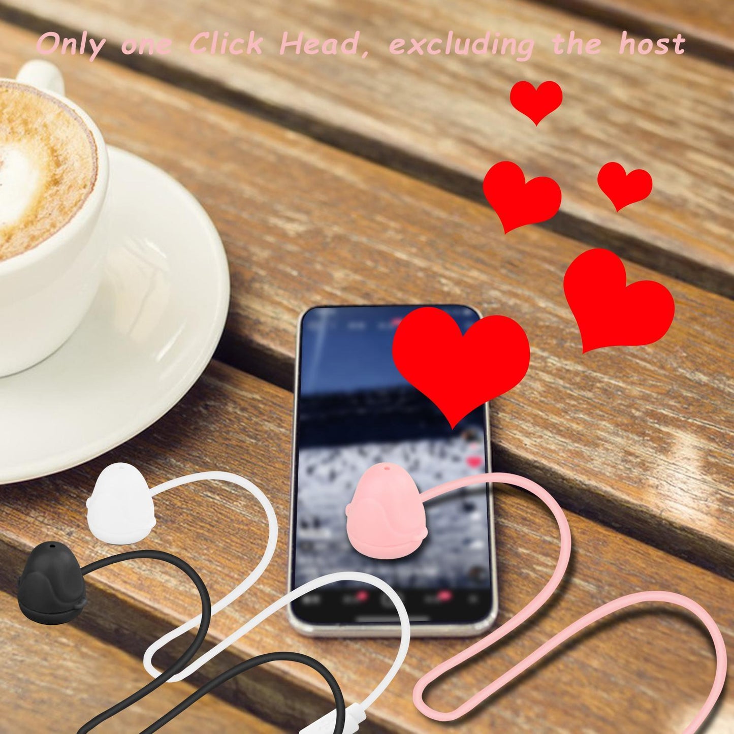 Auto Clicker for Phone Click Device Head Only for Game Live Show Shopping Black