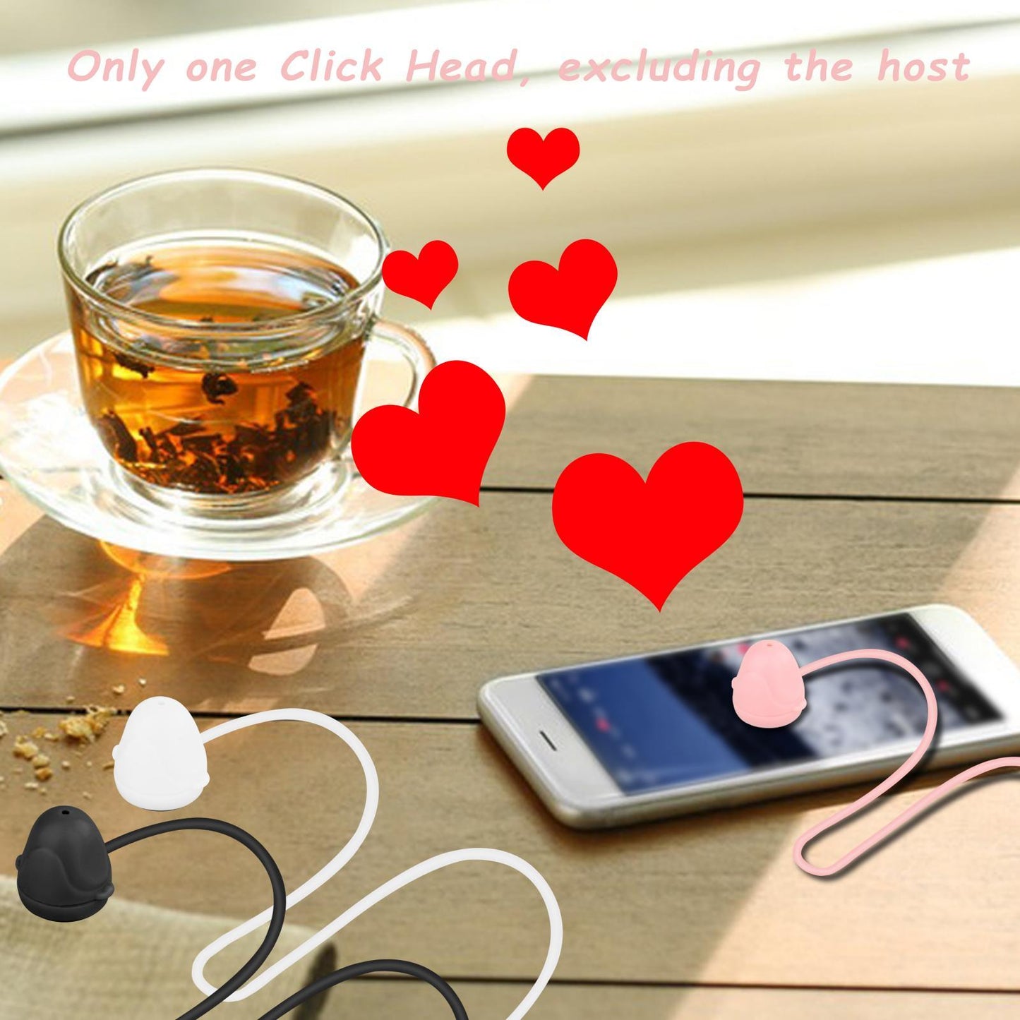 Auto Clicker for Phone Click Device Head Only for Game Live Show Shopping Black