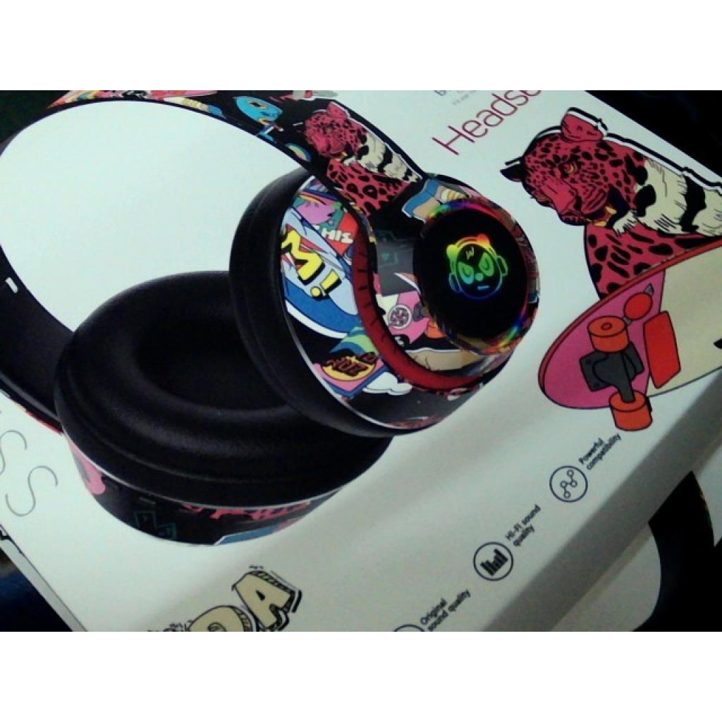 Wireless 5.1 Headphones Lightweight Over Ear for Travel PC Laptop Black