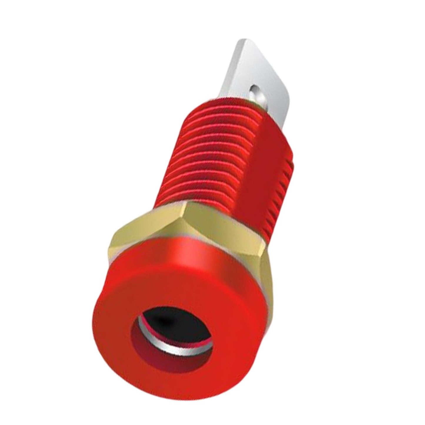 4mm Banana Socket Copper Terminal Post Banana Plug Accessory Premium Red