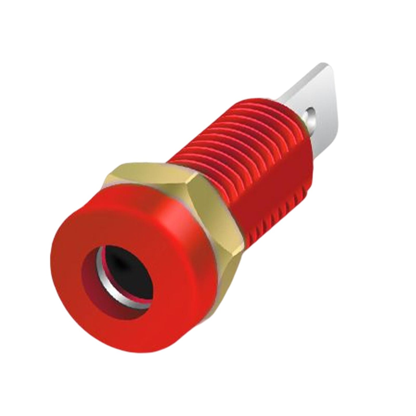 4mm Banana Socket Copper Terminal Post Banana Plug Accessory Premium Red