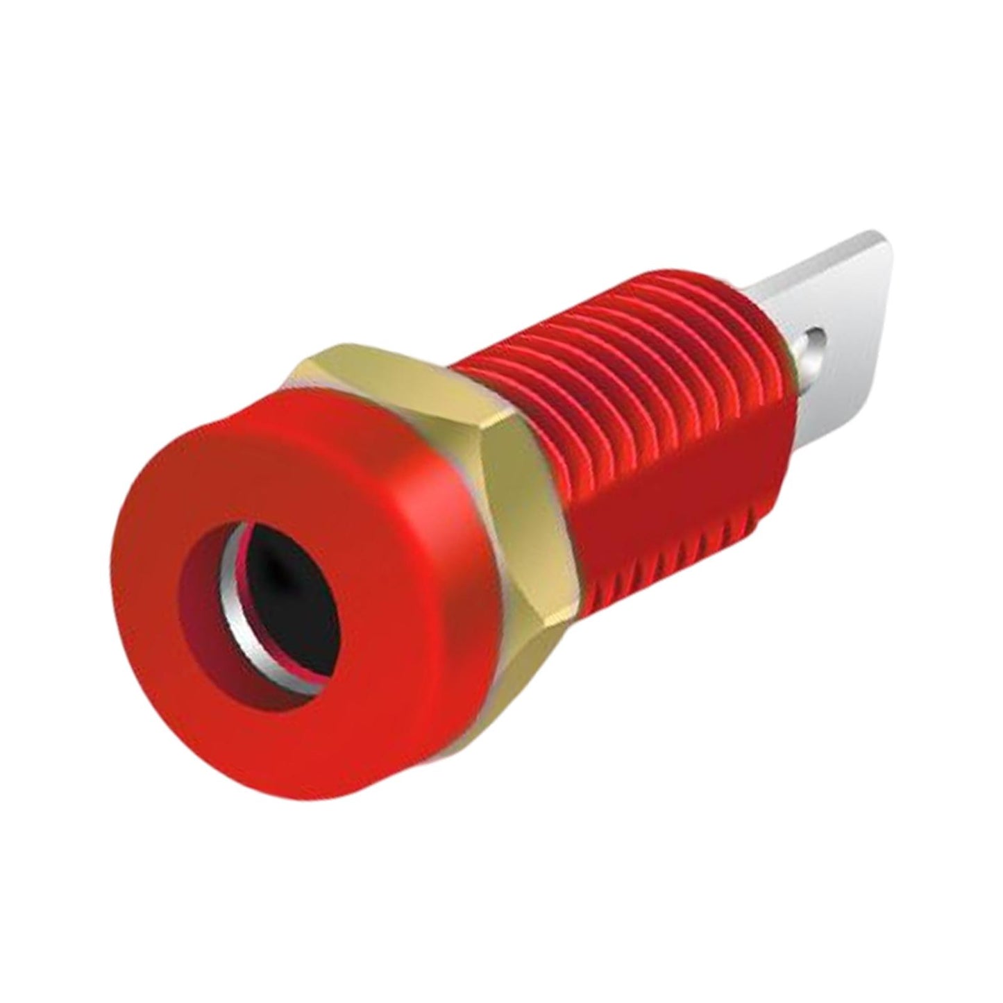 4mm Banana Socket Copper Terminal Post Banana Plug Accessory Premium Red