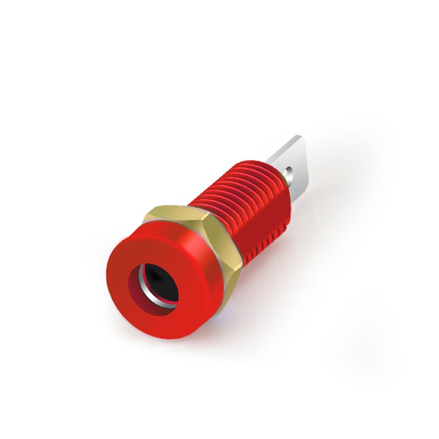4mm Banana Socket Copper Terminal Post Banana Plug Accessory Premium Red