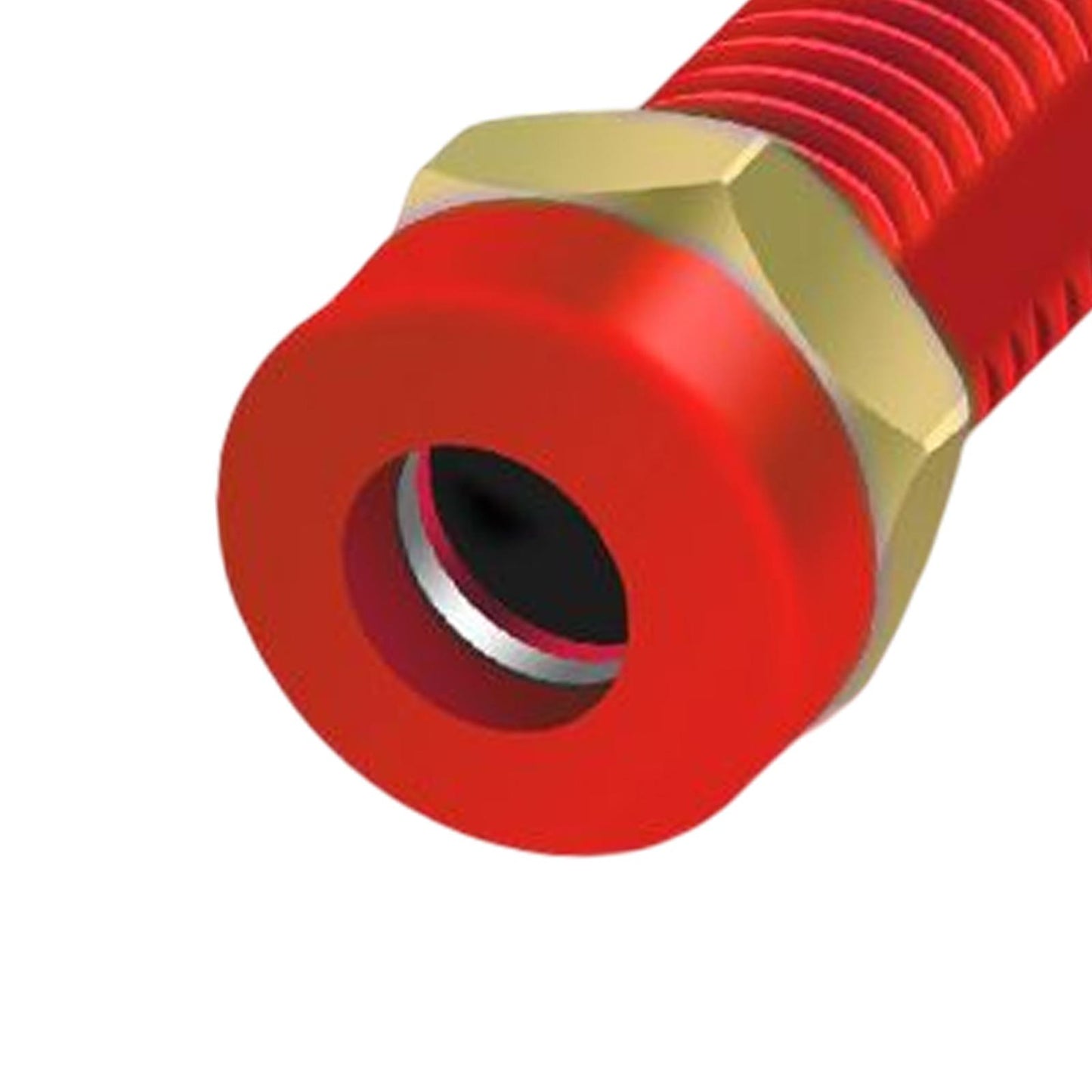 4mm Banana Socket Copper Terminal Post Banana Plug Accessory Premium Red