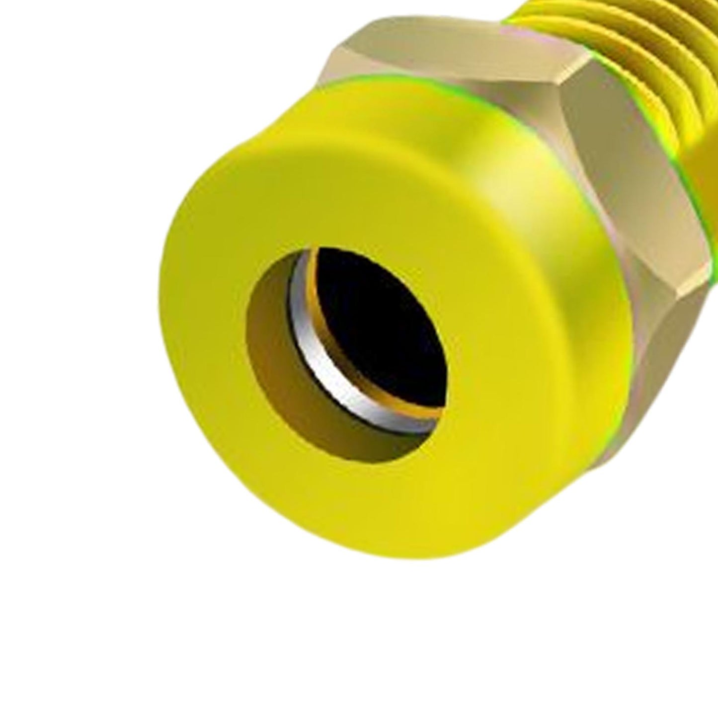 4mm Banana Socket Copper Terminal Post Banana Plug Accessory Premium Yellow