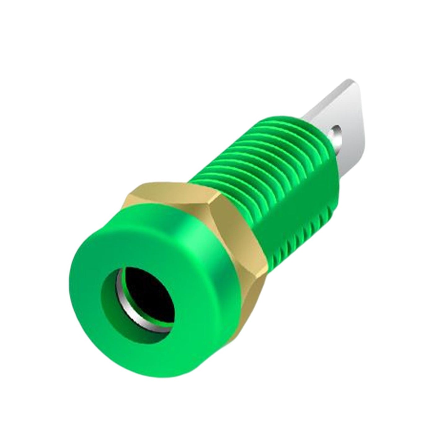 4mm Banana Socket Copper Terminal Post Banana Plug Accessory Premium Green