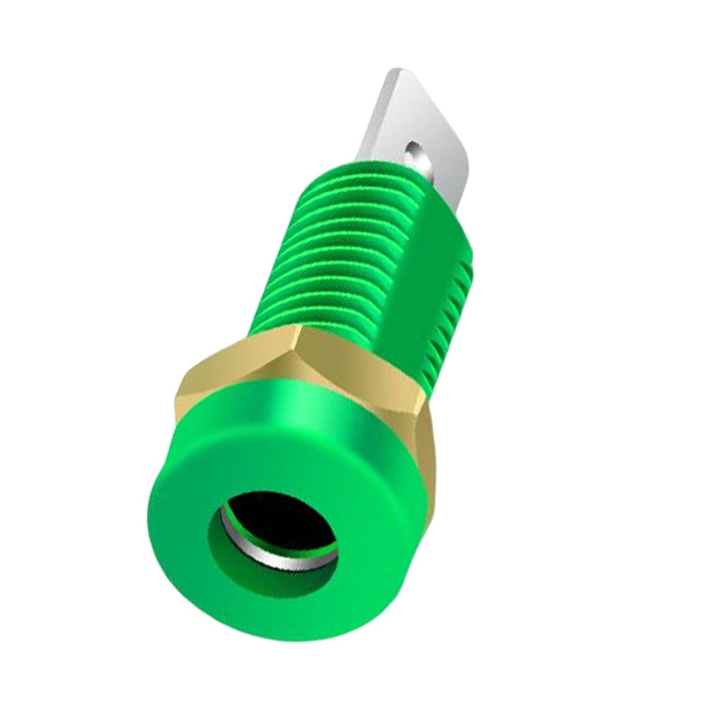4mm Banana Socket Copper Terminal Post Banana Plug Accessory Premium Green