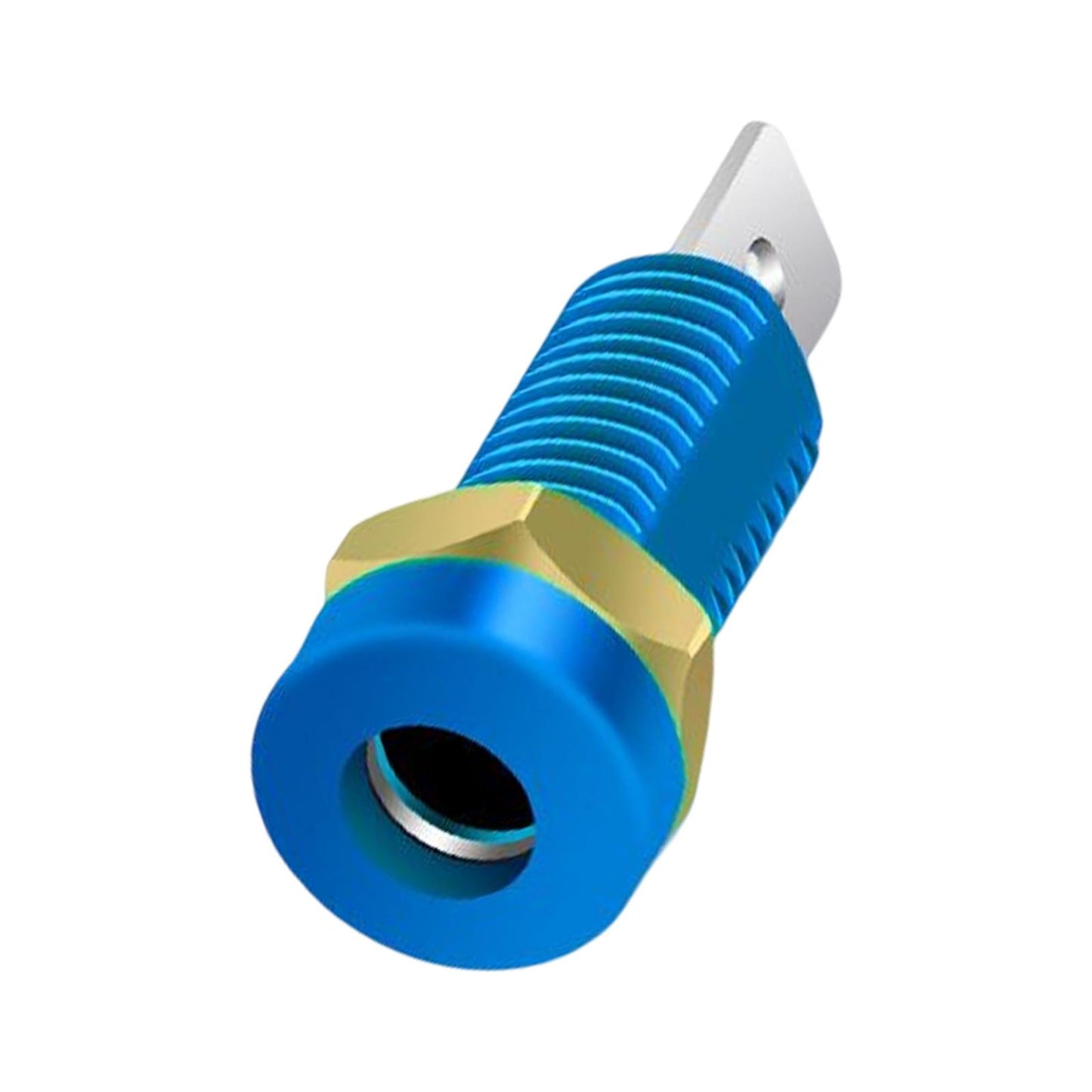 4mm Banana Socket Copper Terminal Post Banana Plug Accessory Premium Blue