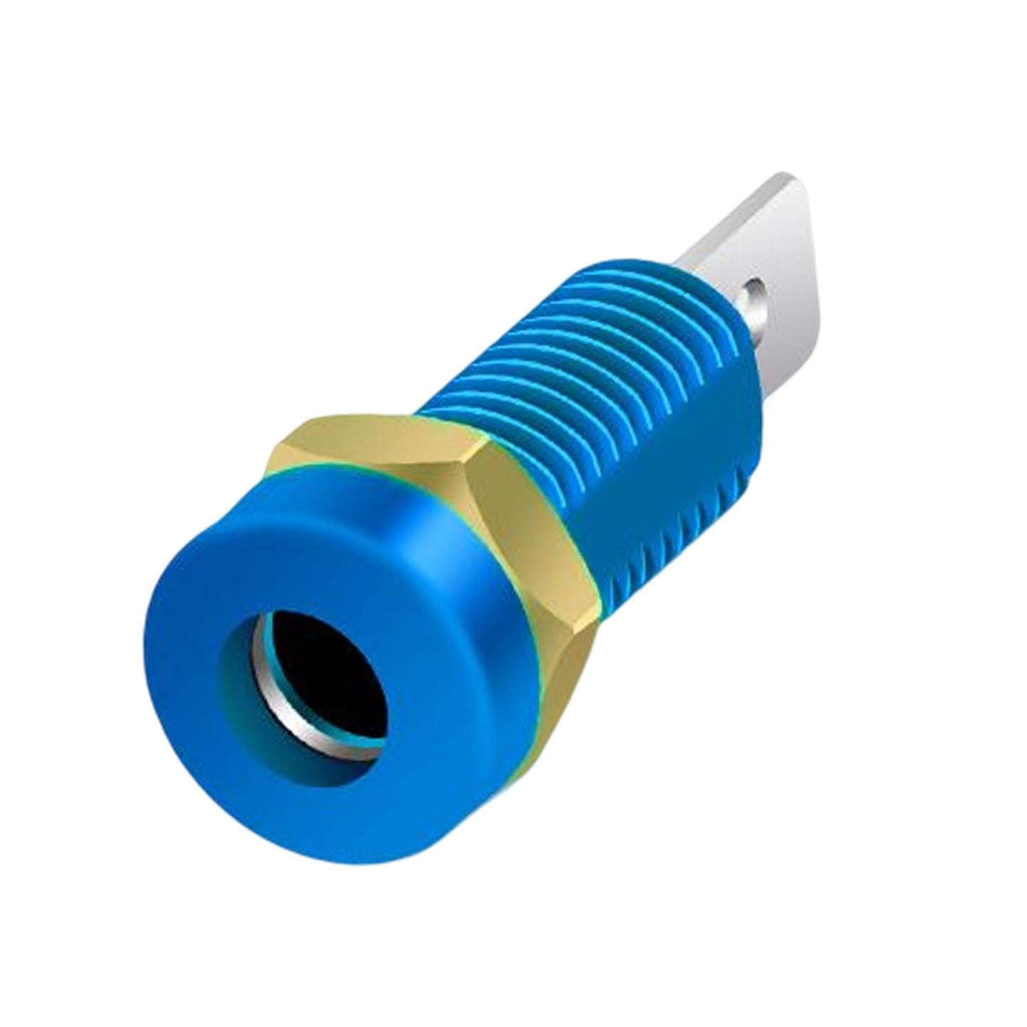 4mm Banana Socket Copper Terminal Post Banana Plug Accessory Premium Blue