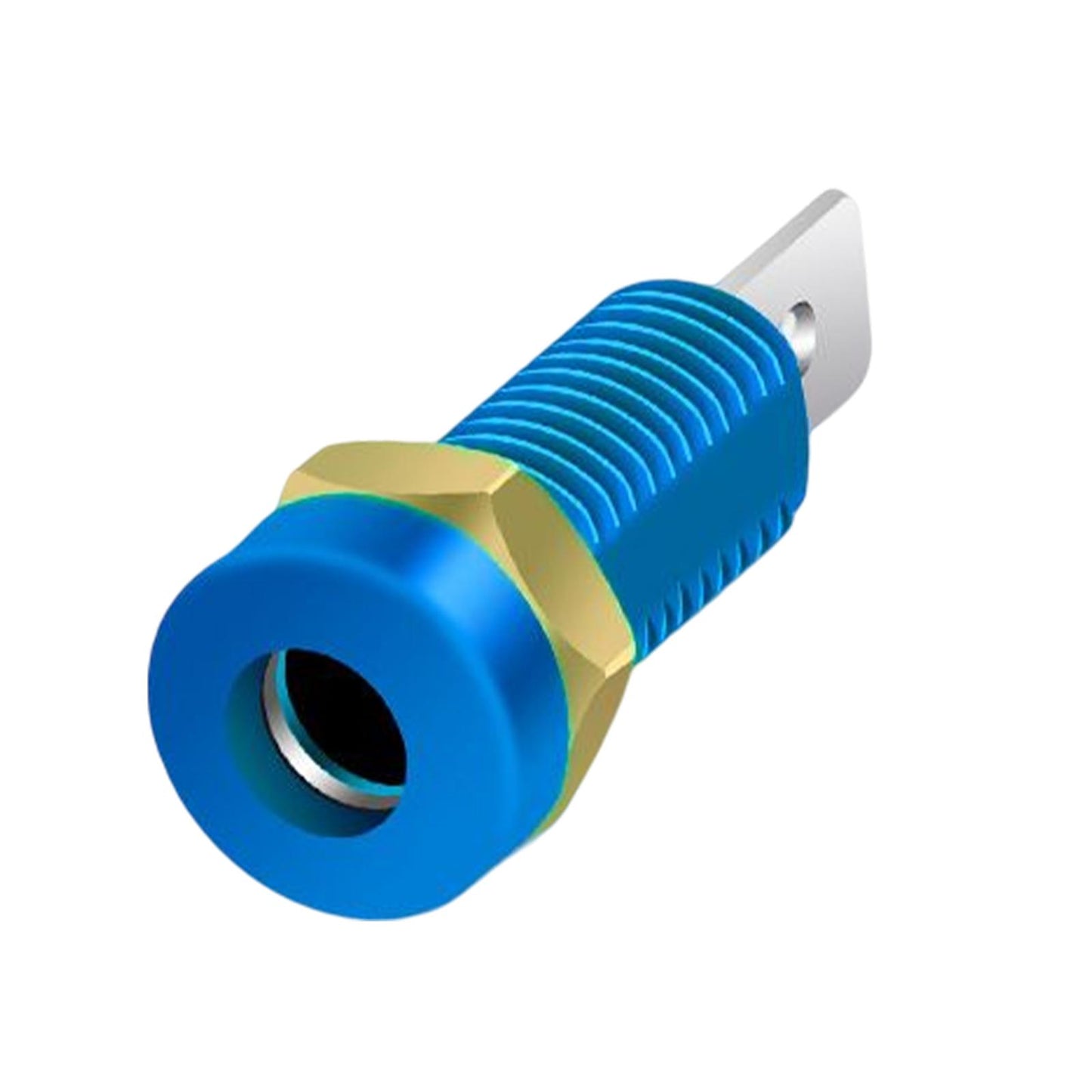 4mm Banana Socket Copper Terminal Post Banana Plug Accessory Premium Blue