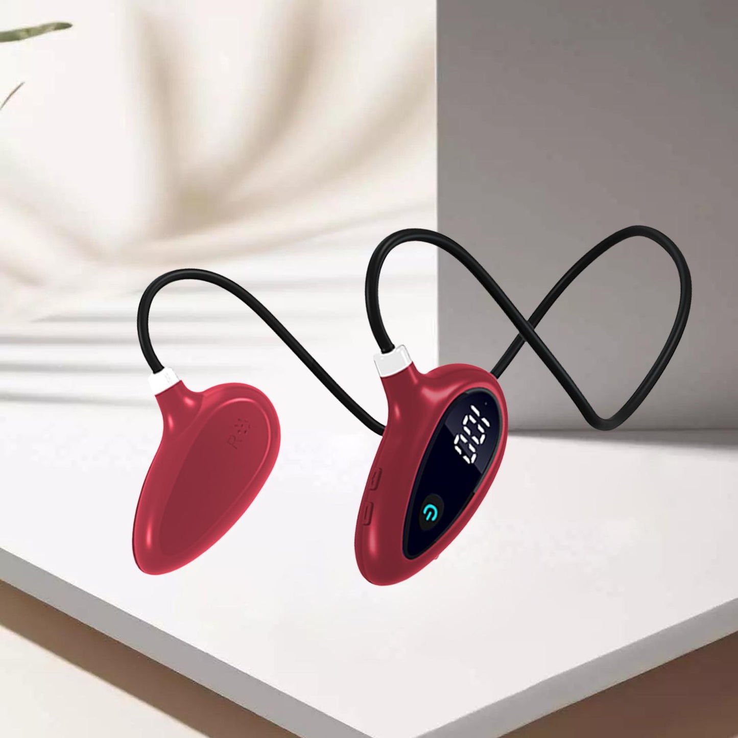 Sports Air Conduction Headset HiFi Lossless Sound Lightweight for Climbing Red