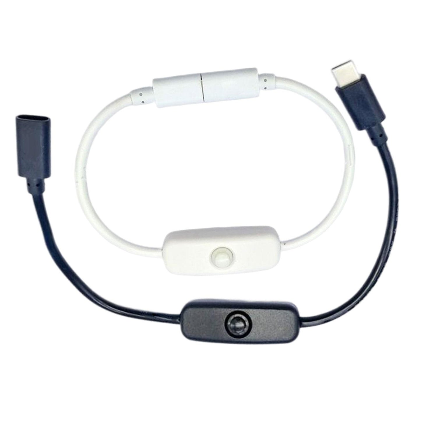 Type C Male to Female Usb C High Speed for Desk Lamp LED Light Bar Computer Black