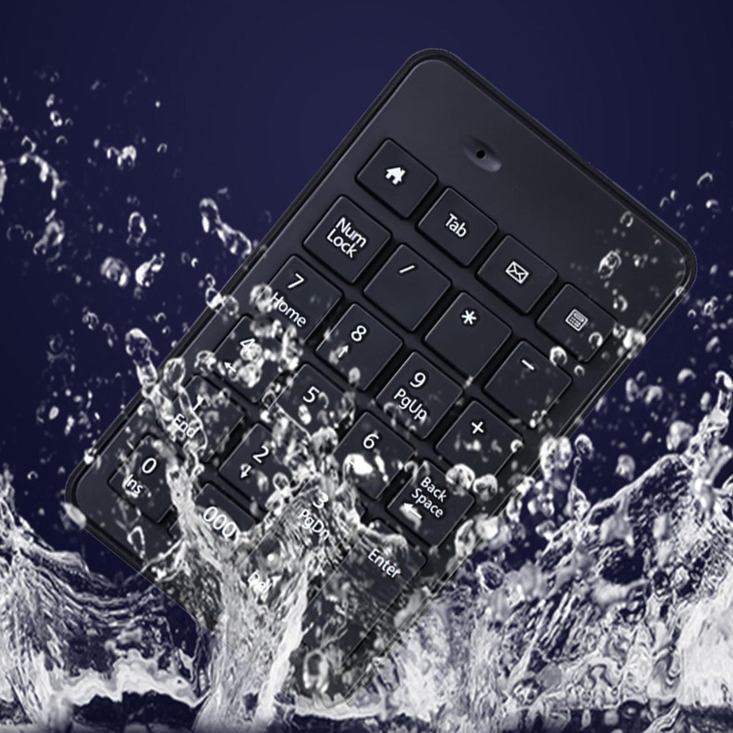 Wireless Numeric Keypad 23Key Battery Powered Number Pad for Computer PC