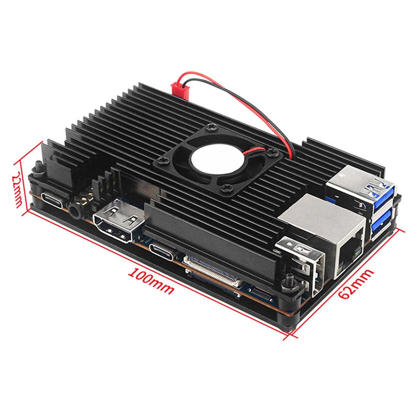 Aluminum Alloy Case Unassembled with Cooling Fan Accessories Professional