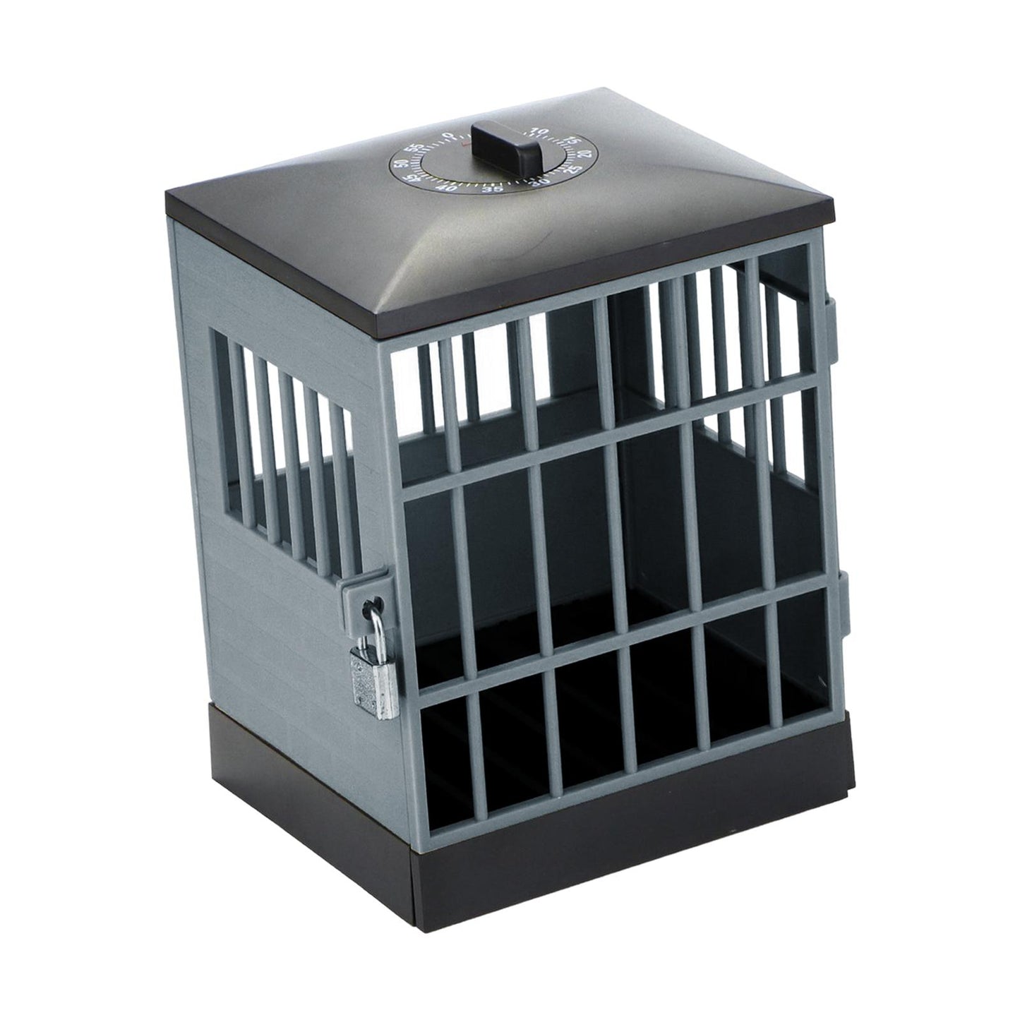 Phone Lock Box Jail Prison Gift Gadget Novelty for Cell Phones Kids Adults Black,Grey