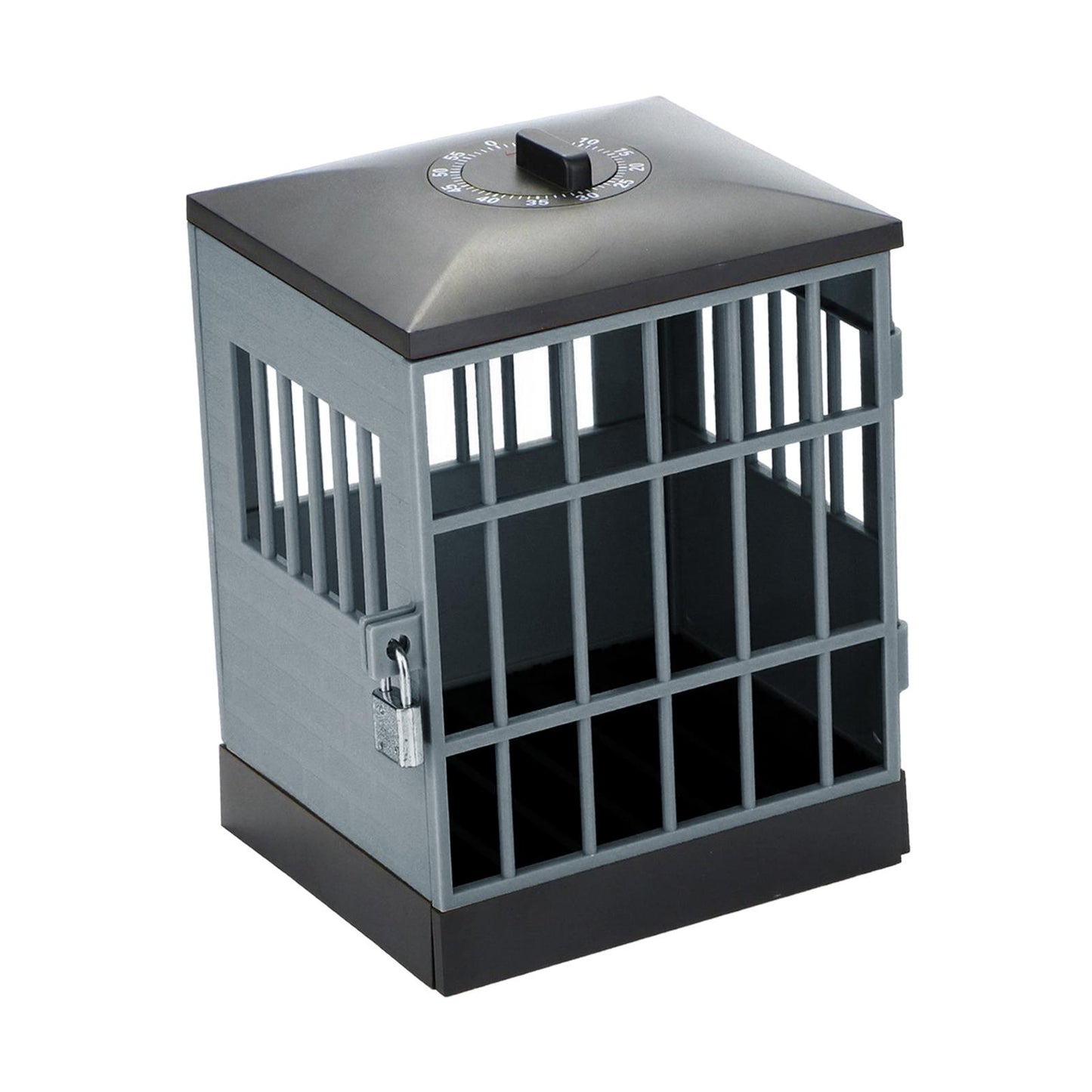 Phone Lock Box Jail Prison Gift Gadget Novelty for Cell Phones Kids Adults Black,Grey