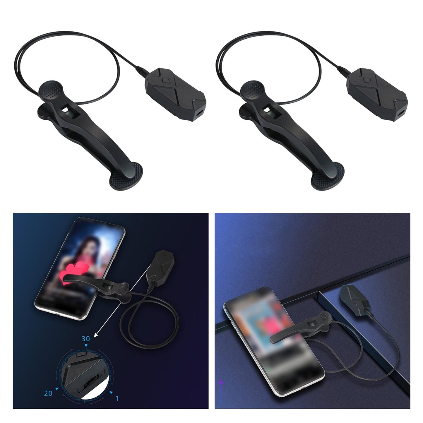 Mobile Phone Screen Auto Clicker Dual Mode for Reward Tasks Smart Phone Plug In