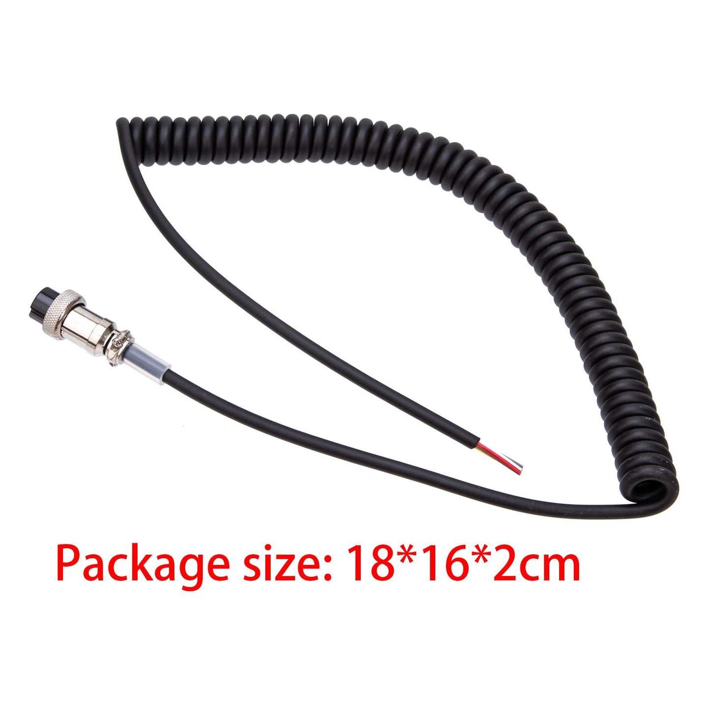 Mic Microphone Extension Cable Walkie Talkie Line for EMS-57 DR435 DR620