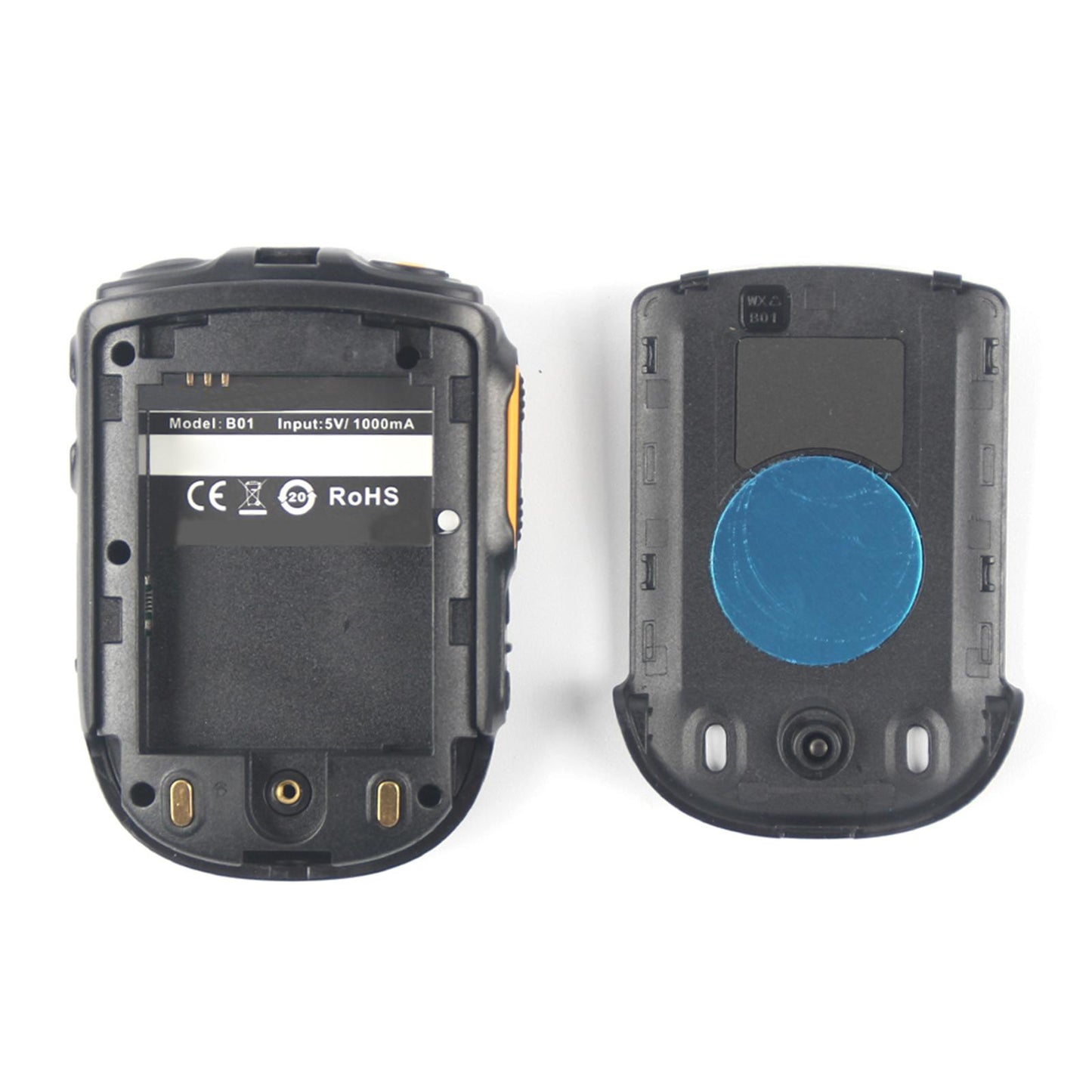 Walkie Talkie Handheld Mic 3.5mm Earphone Jack Black for F22 4G-W2Plus