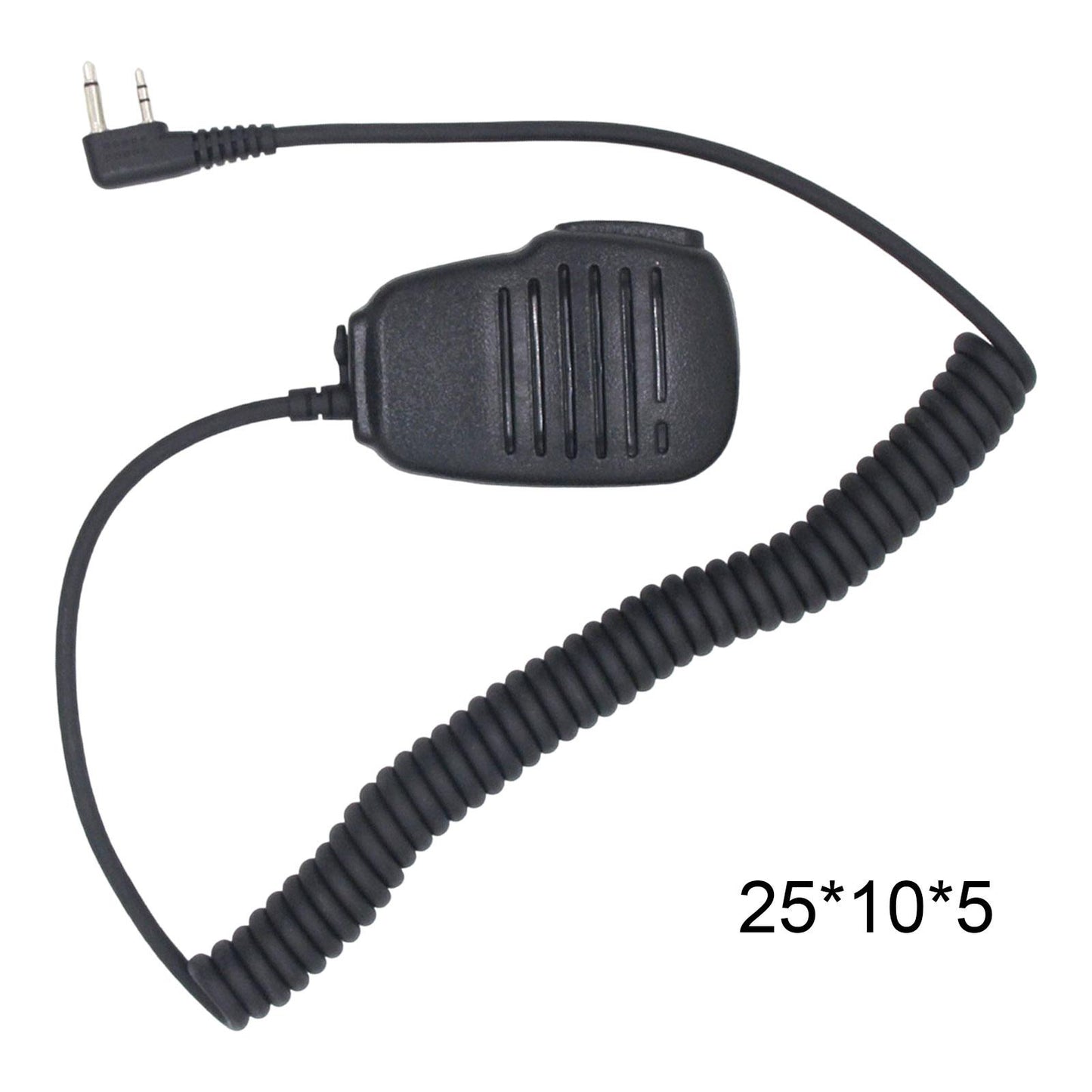 Speaker Mic Microphone Replacement for V82 V8 V80 with 3.5mm Audio Jack