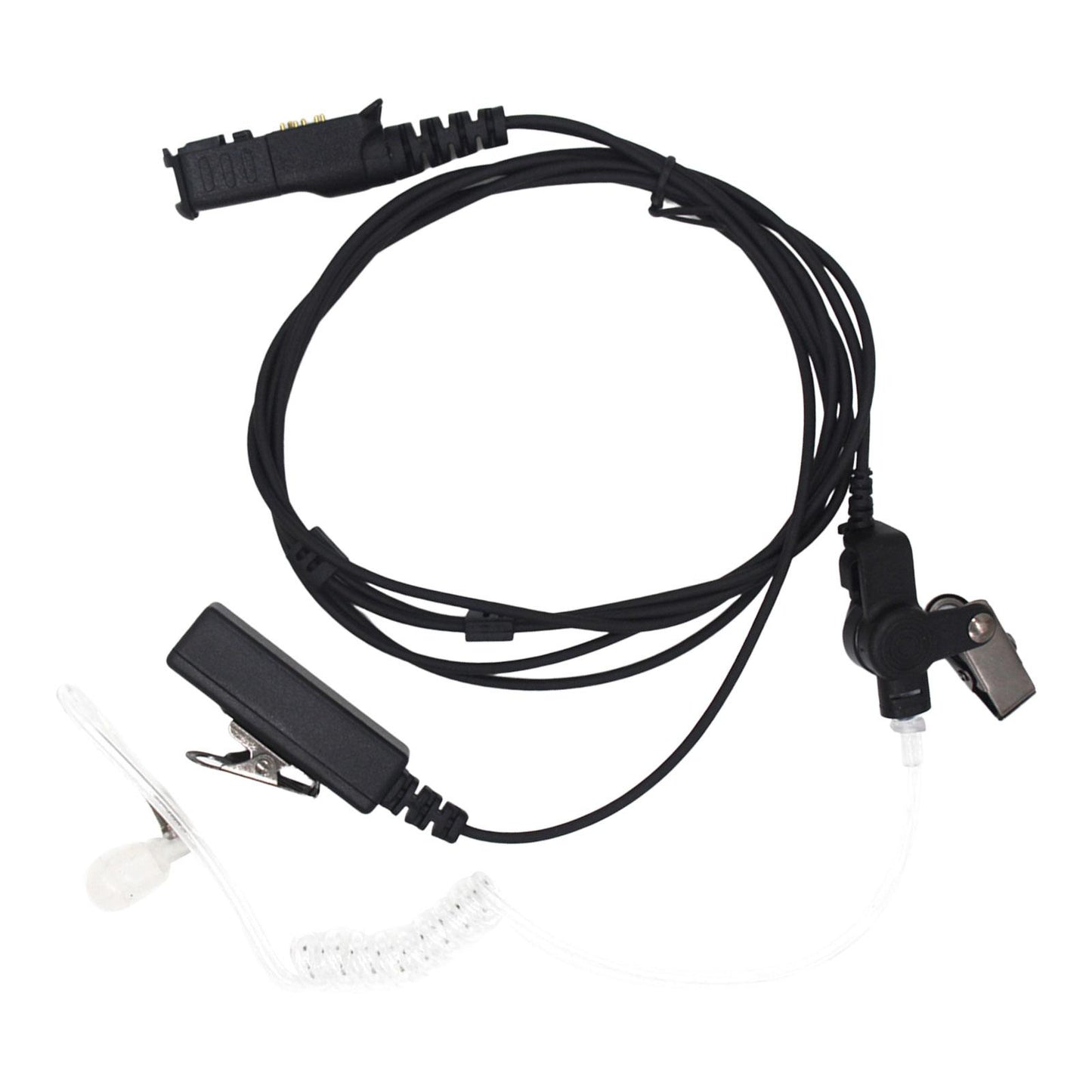 Walkie Talkie Headset with Clip Adapter Cable for Xir P6600 DP2600 Xir E8600