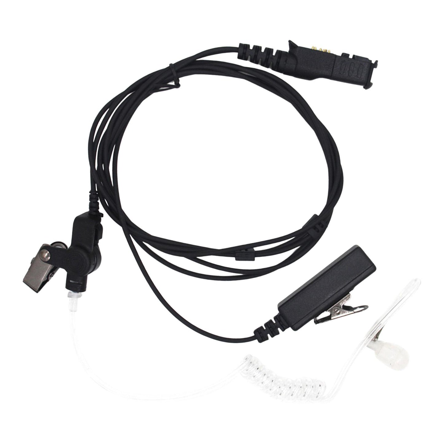 Walkie Talkie Headset with Clip Adapter Cable for Xir P6600 DP2600 Xir E8600