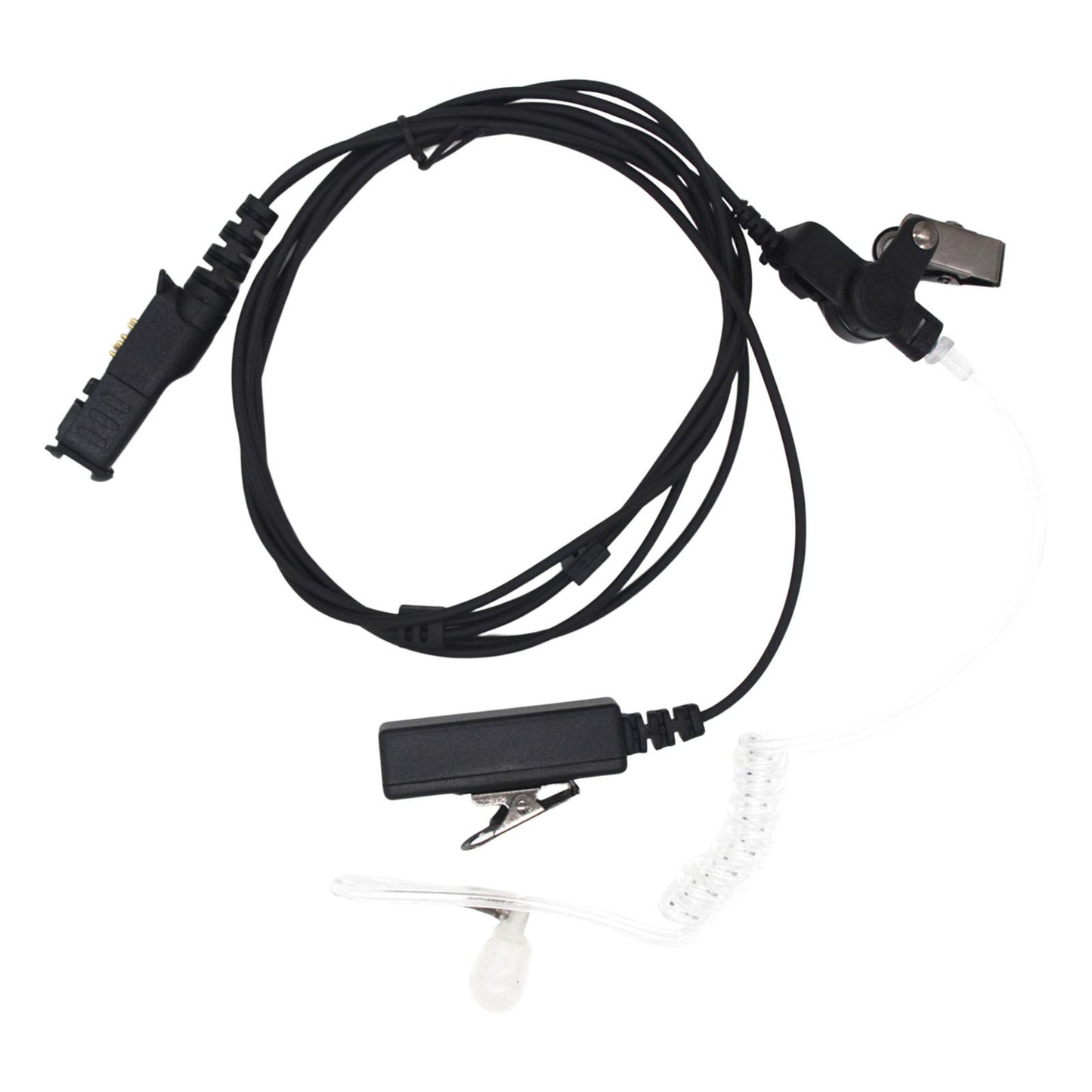 Walkie Talkie Headset with Clip Adapter Cable for Xir P6600 DP2600 Xir E8600