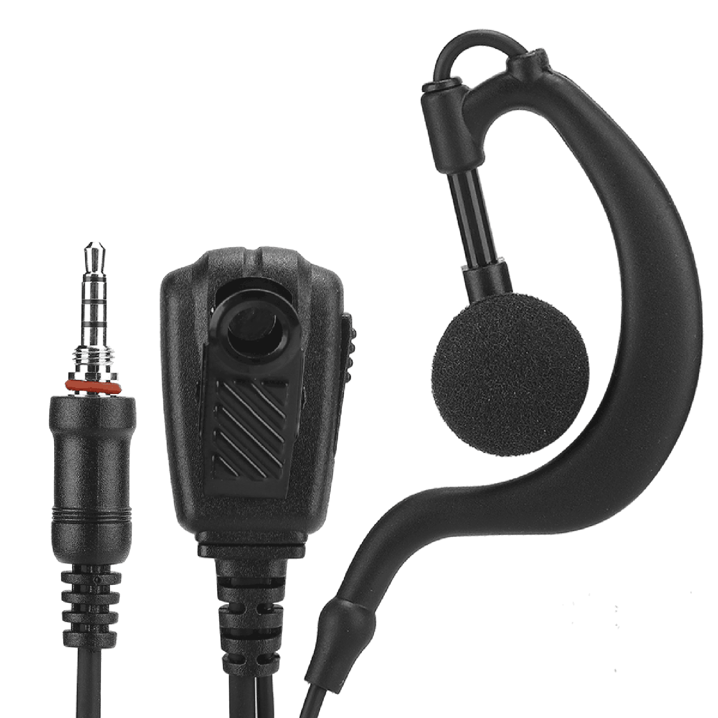Walkie Talkie Headset in Ear Design Ear Hook Adapter Cable for Ic-M33 M34